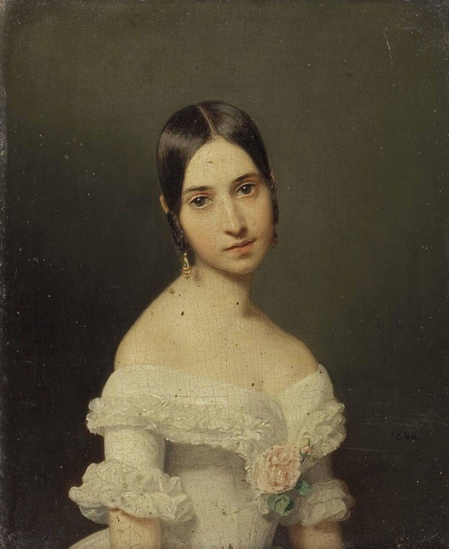 Bildnis eines Mädchens by Ferdinand Georg Waldmüller