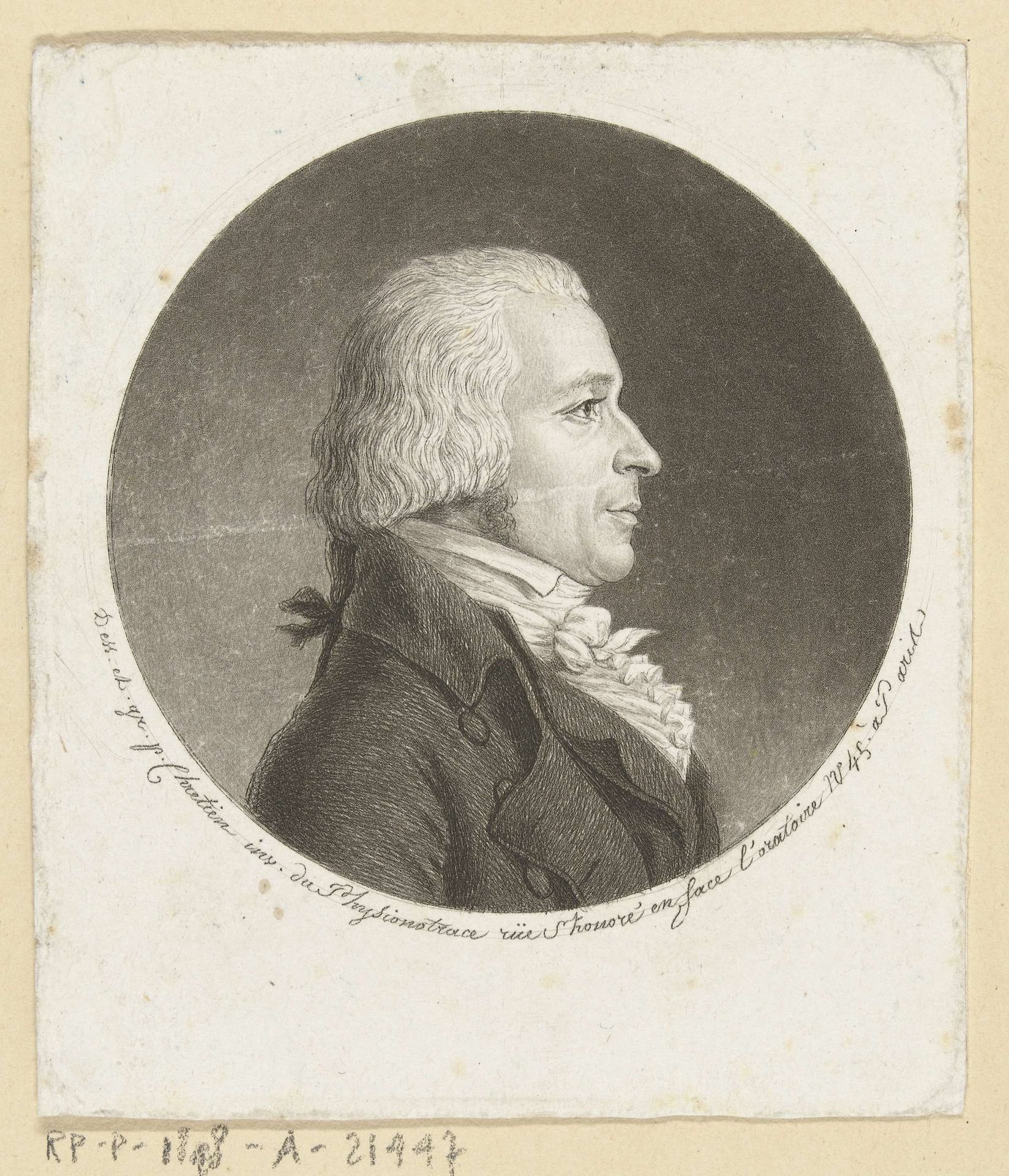 Portret van Martinus van Marum by Gilles Louis Chrétien