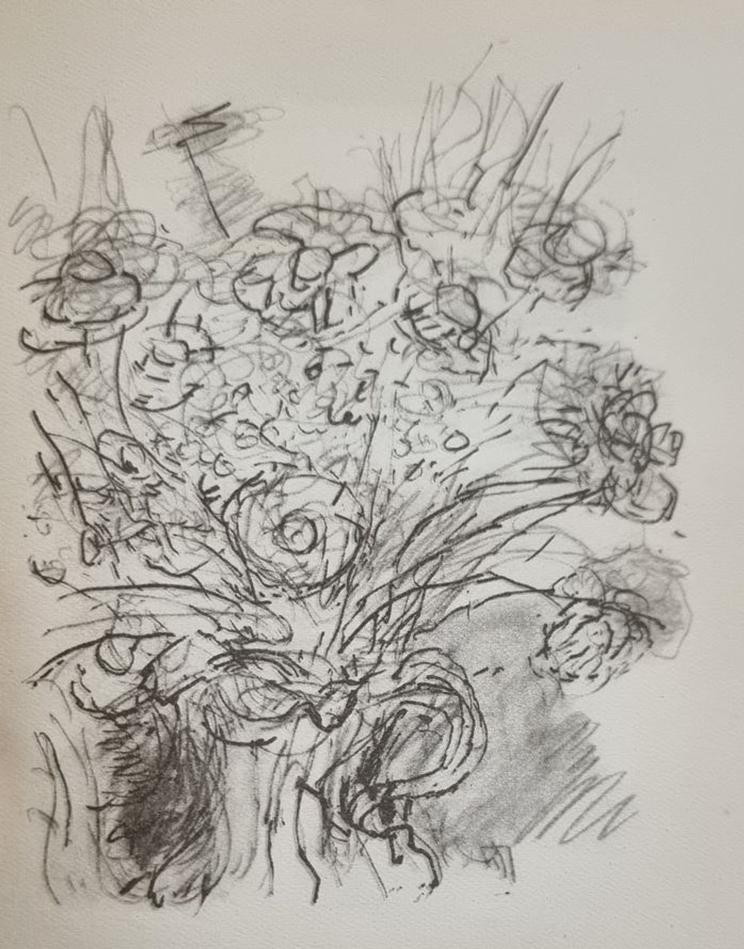 Czóbel Béla, Virágok, 1956 (Őszi Kert Könyv Illusztráció) by Bela Czobel