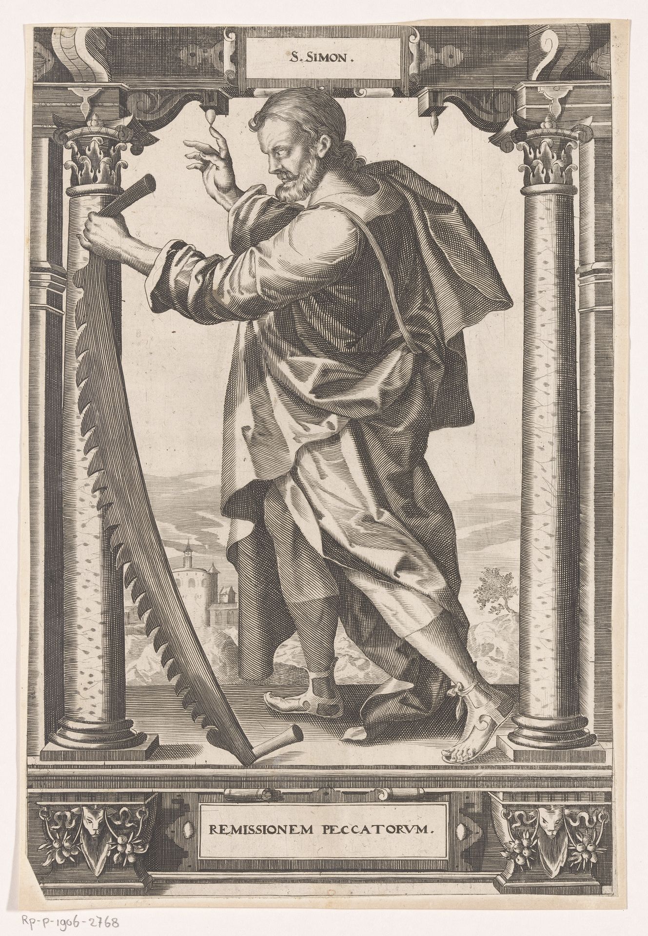 Simon Zelotes de apostel by Dietrich Krüger