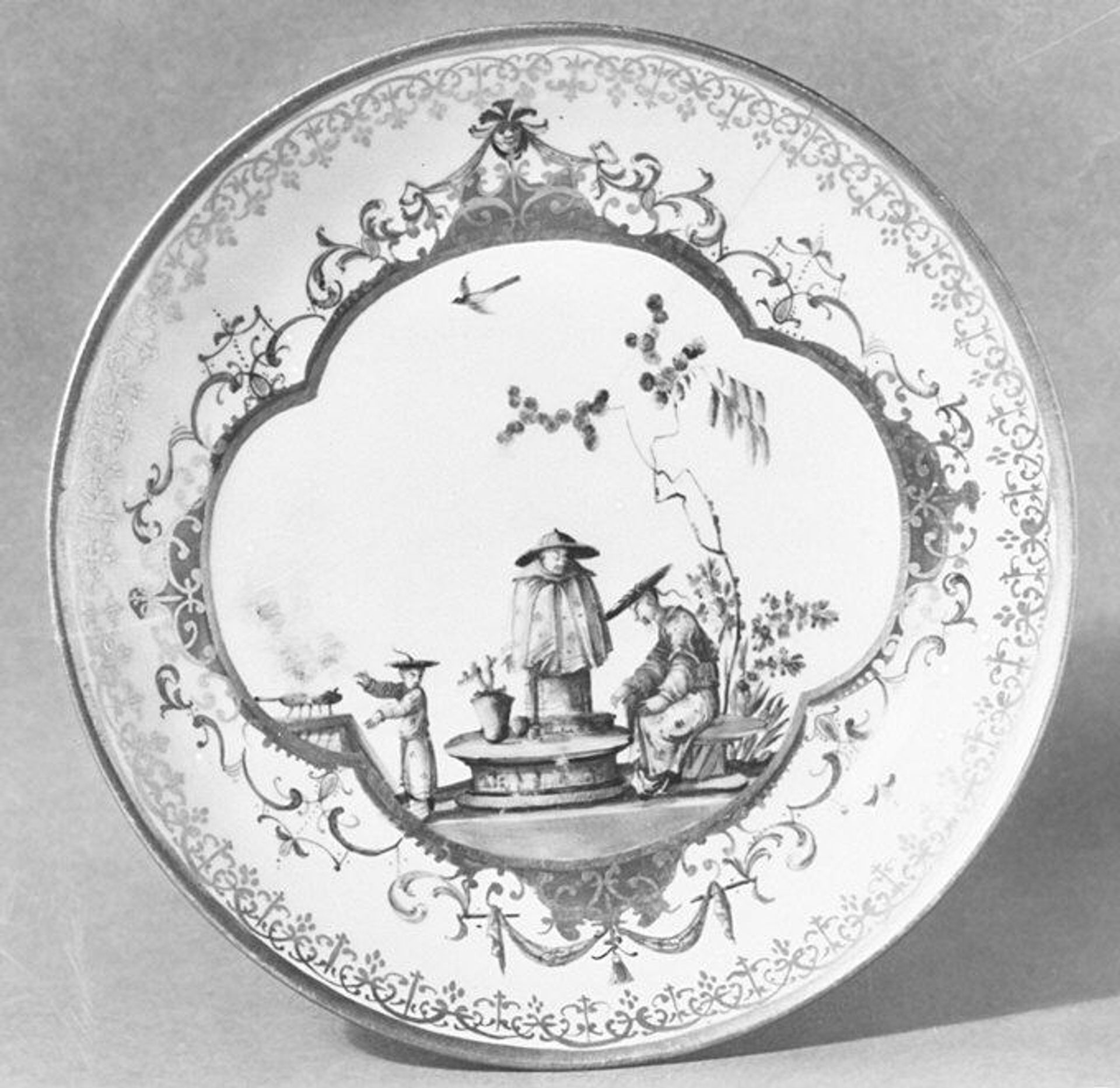 Saucer by Meissen Manufactory