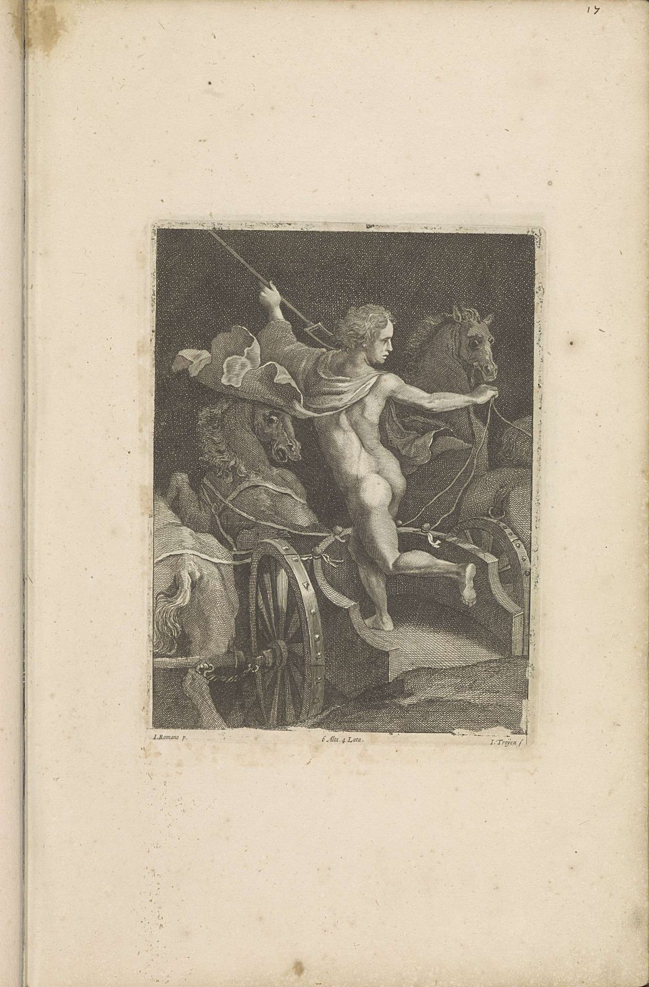 Pluto in zijn strijdwagen by Jan van Troyen