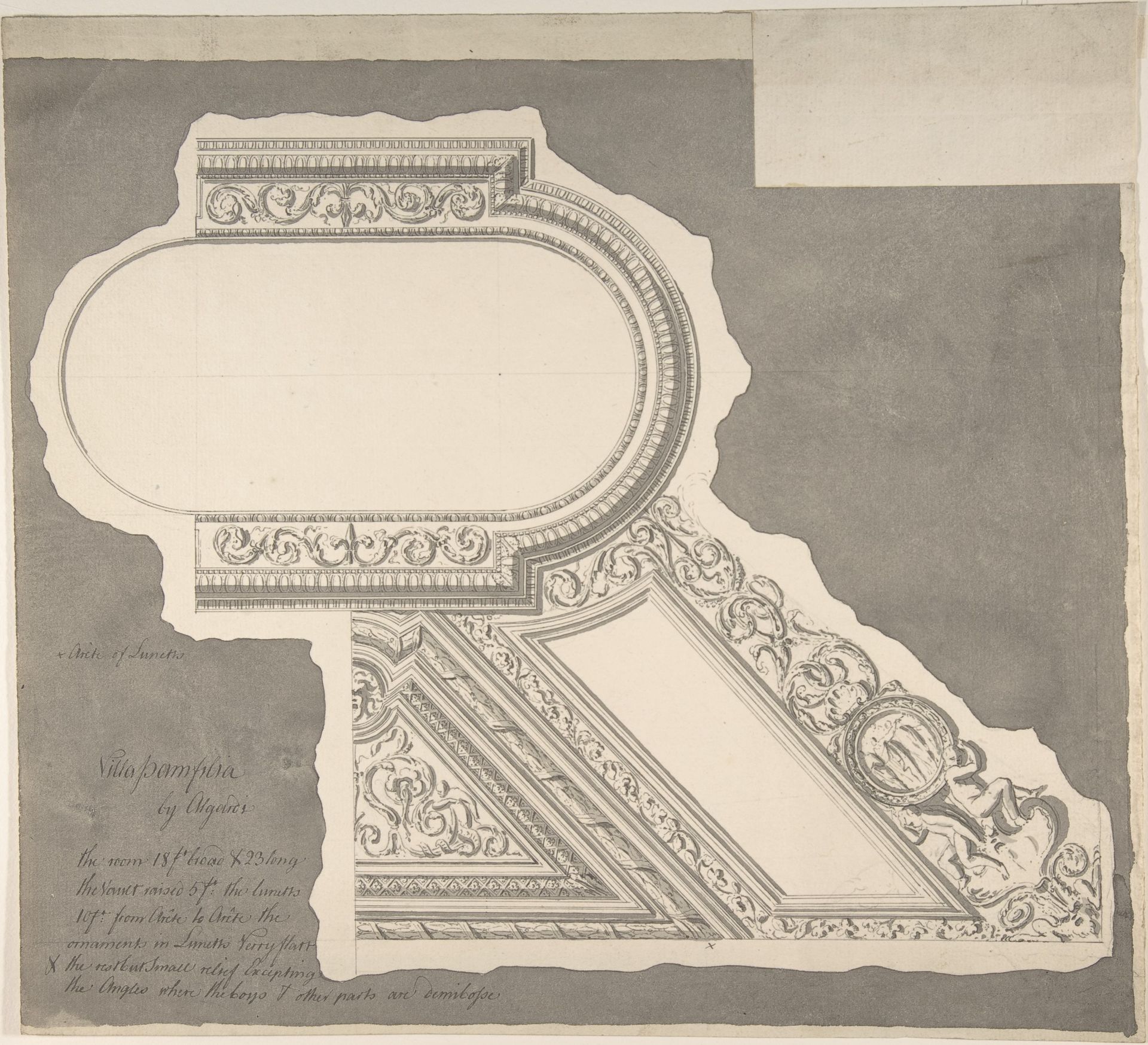 Ceiling of Staircase, Palazzo Mattei by Sir William Chambers