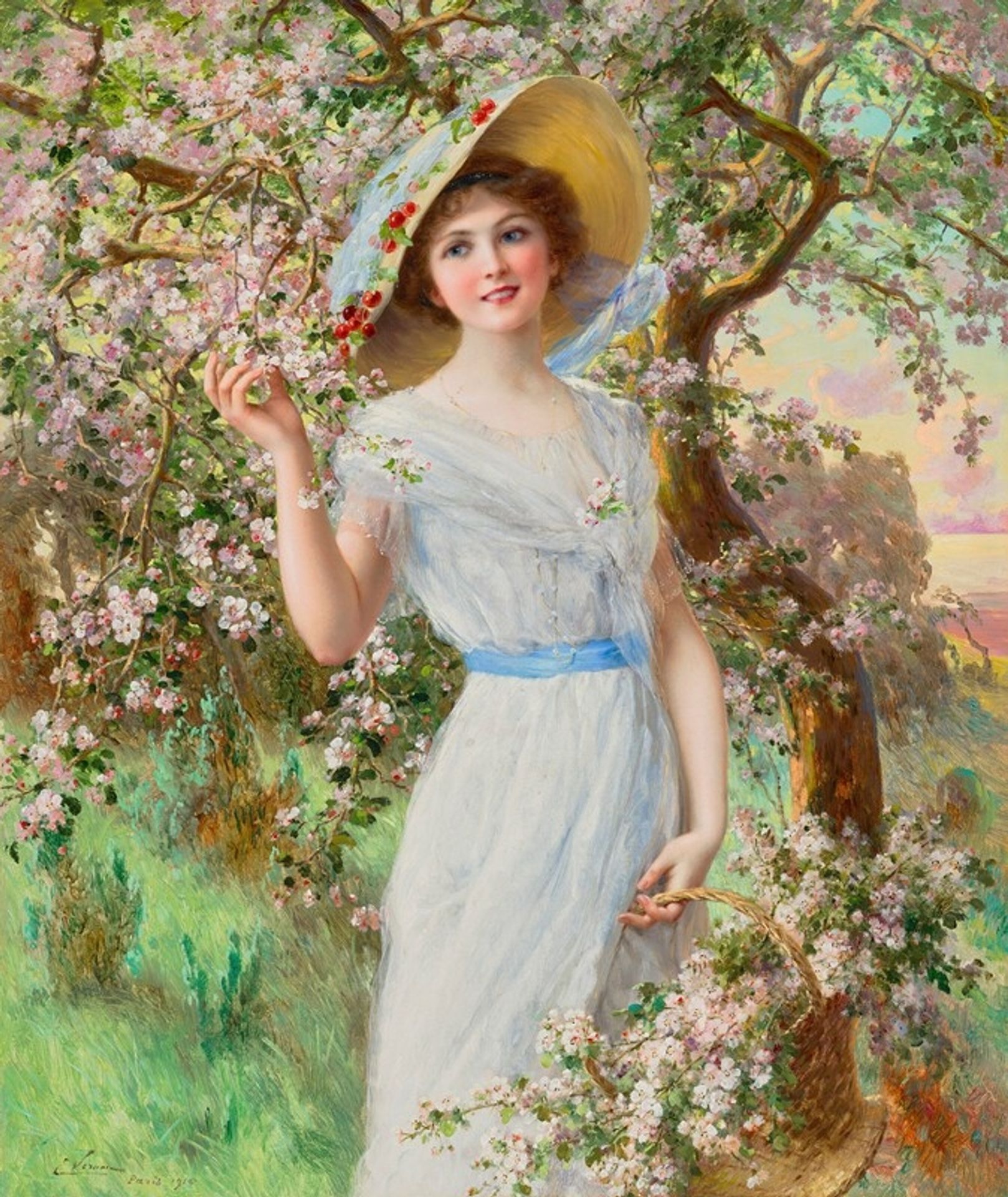 Cherry blossom by Emile Vernon