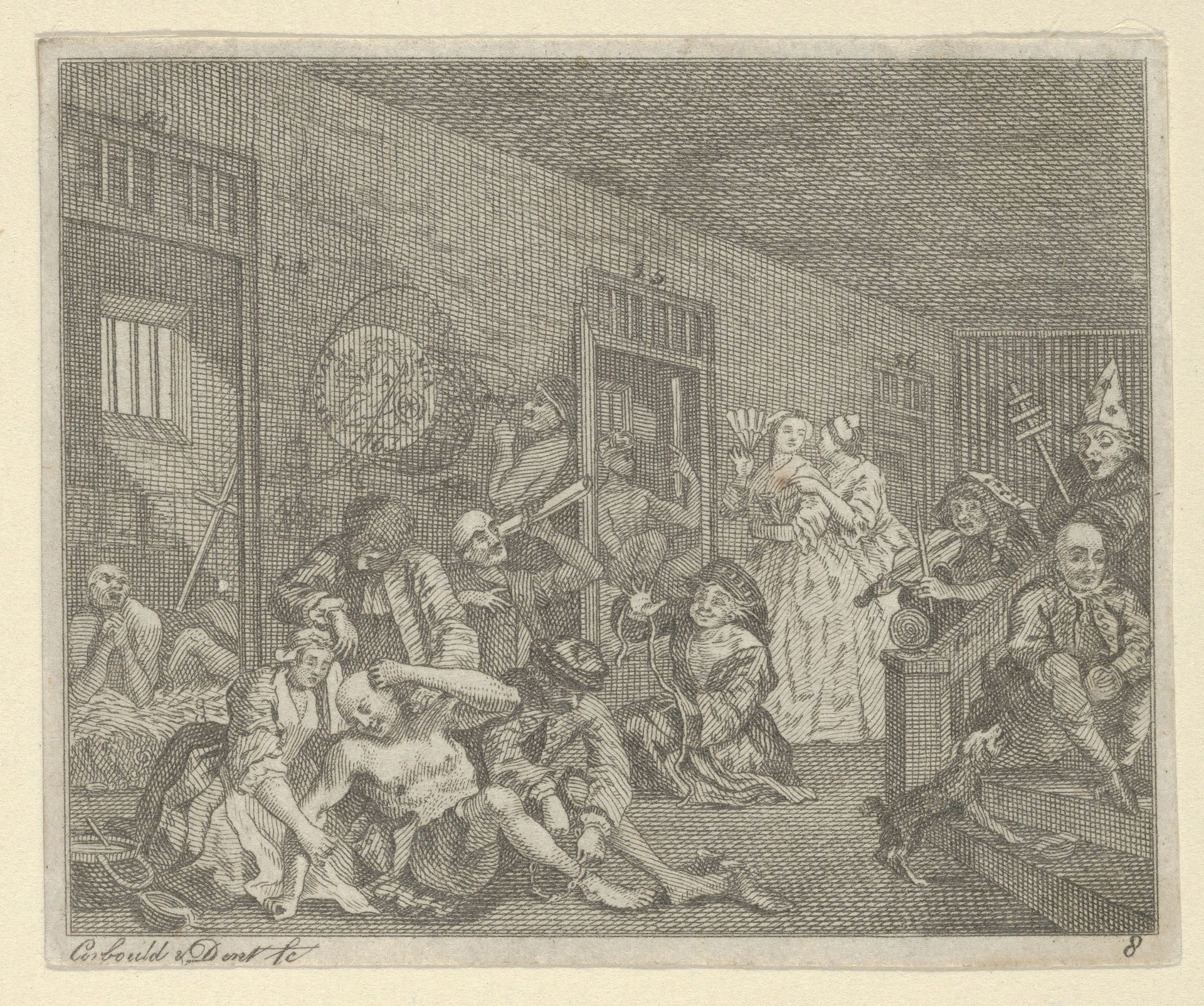 A Rake's Progress, Plate 8 by Dent