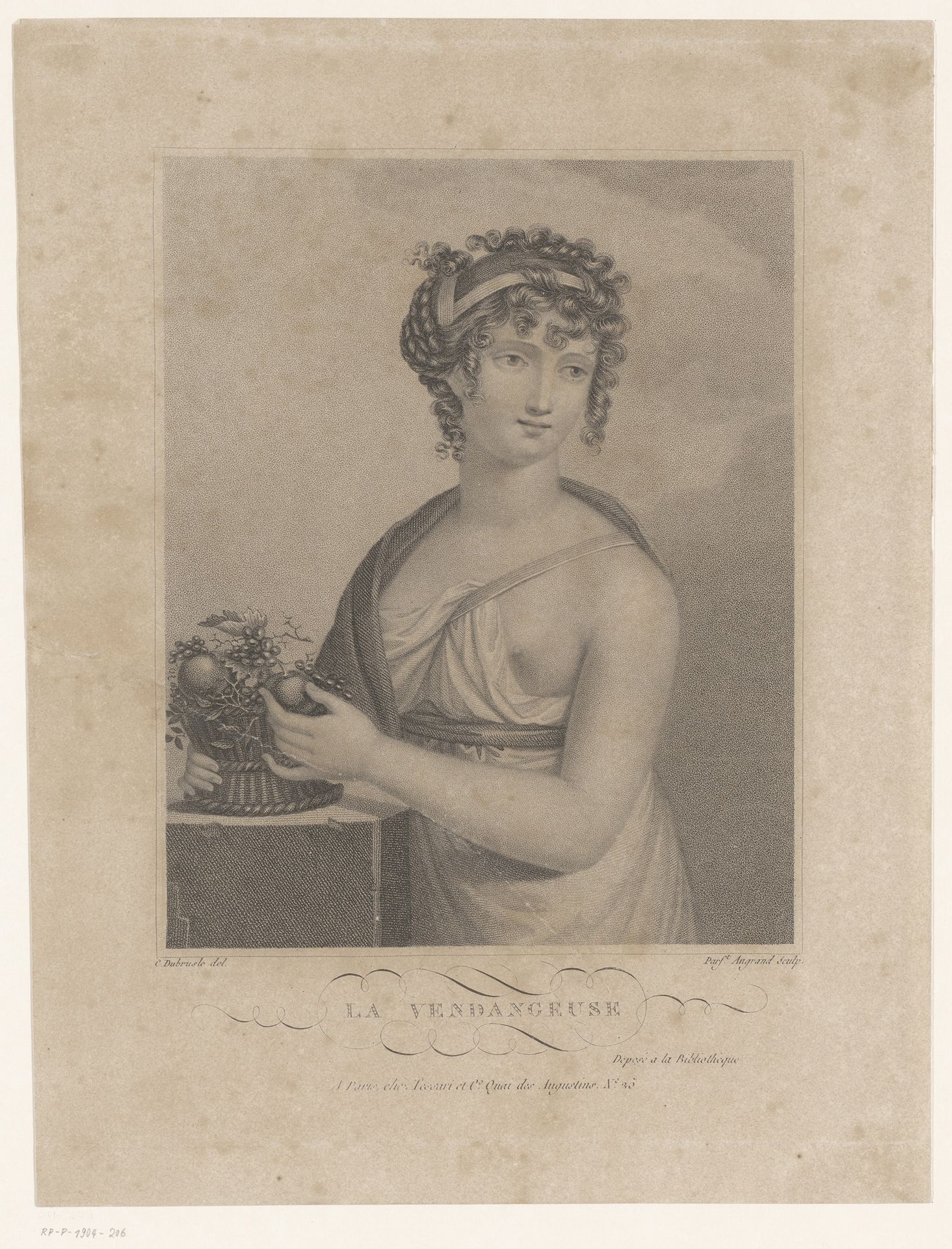 Druivenplukster by Parfait Augrand
