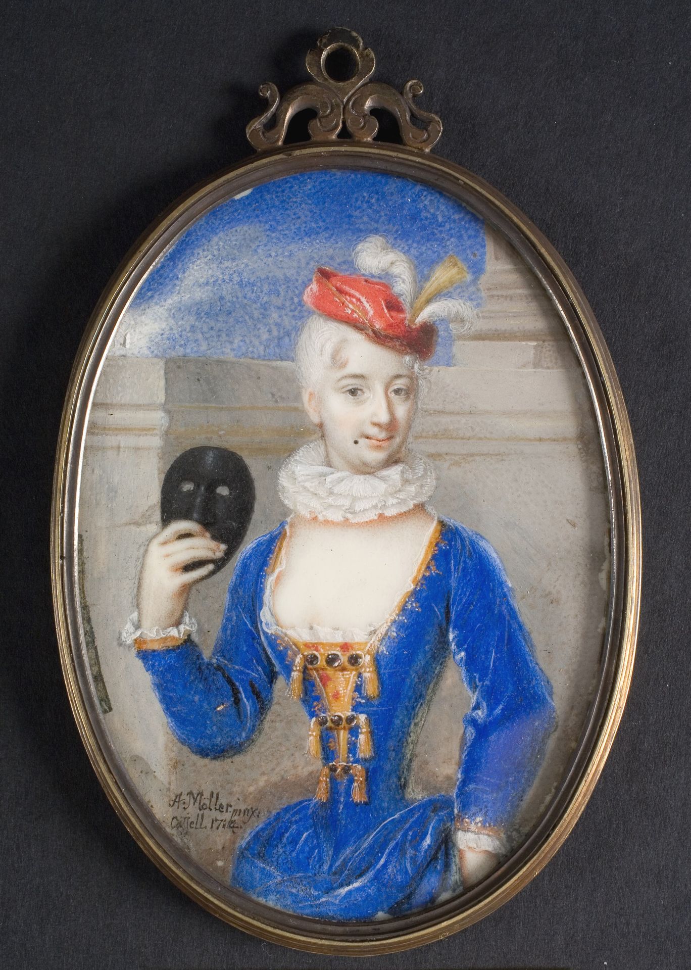 Portrait of Wilhelmine Charlotte, Princess of Hessen-Kassel by Andreas Møller