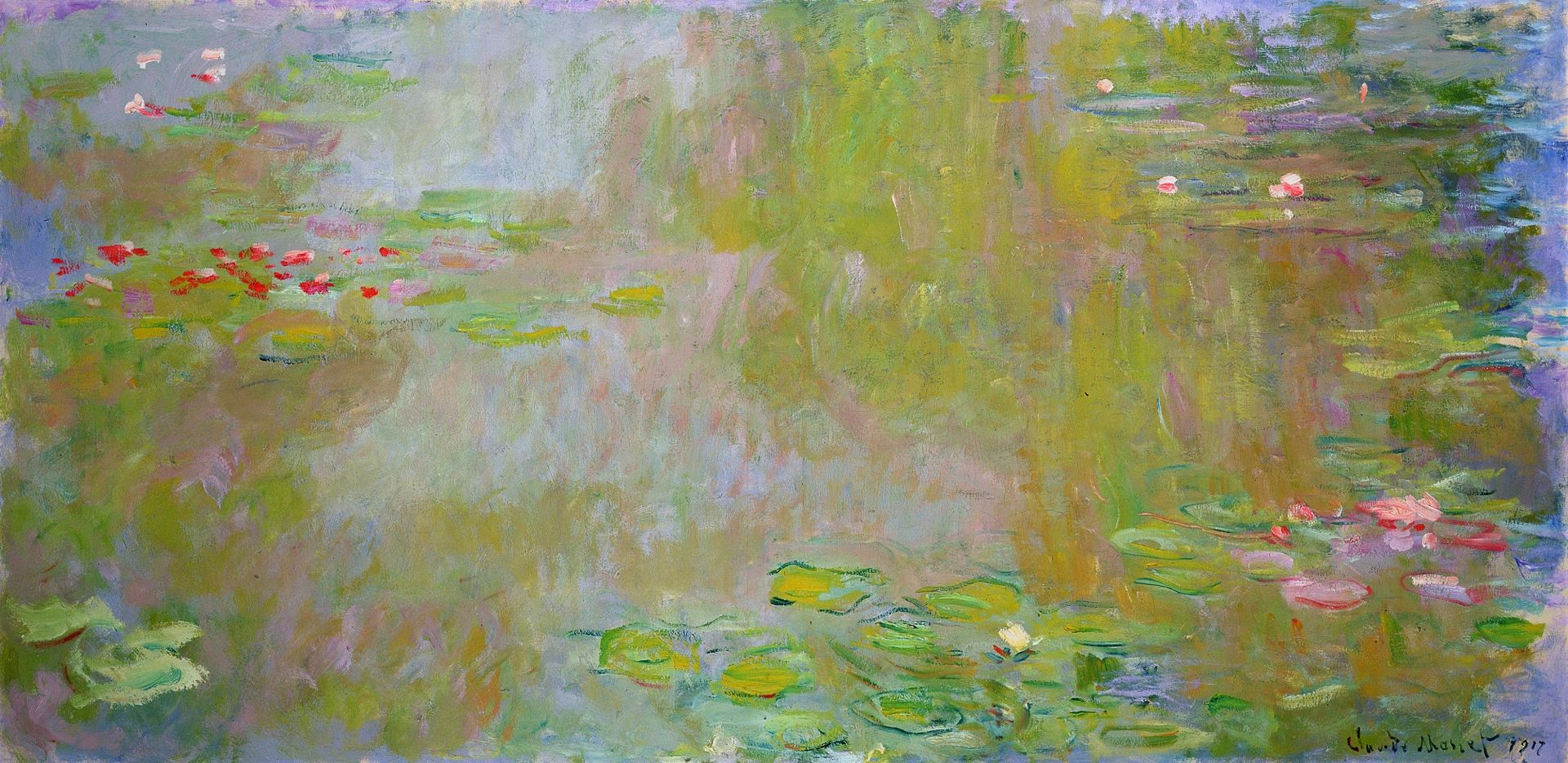 Water Lily Pond by Claude Monet