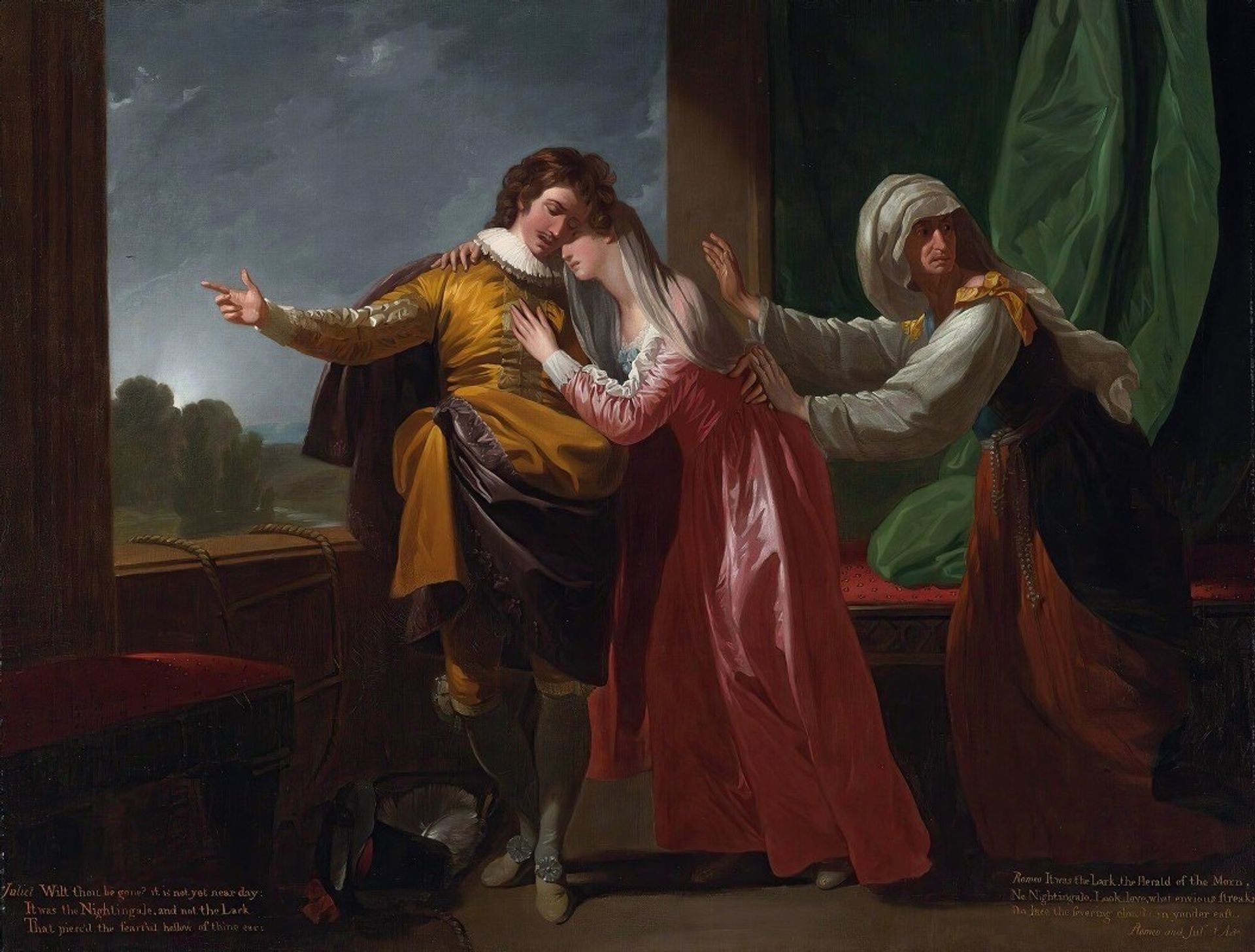 Romeo and Juliet by Benjamin West