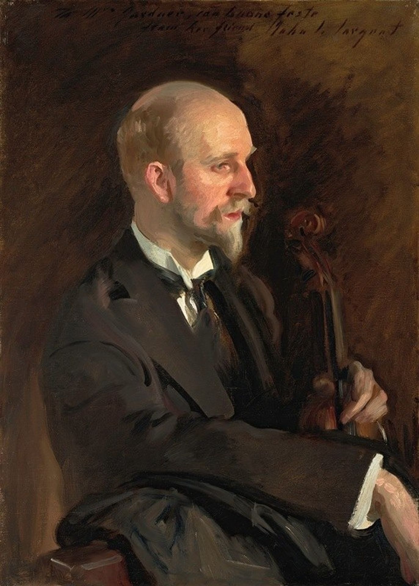 Charles Martin Loeffler by John Singer Sargent
