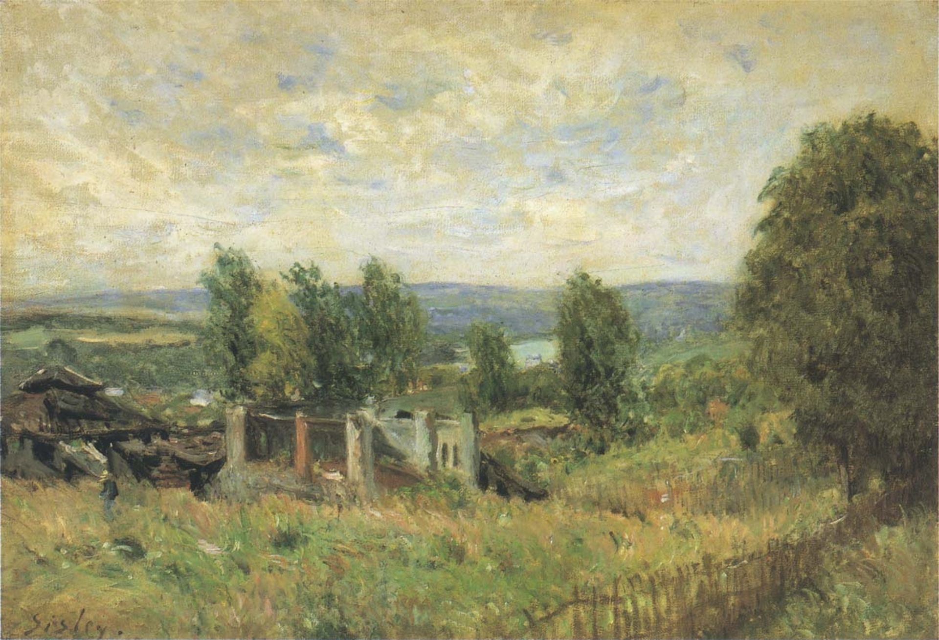 Landscape in Summer by Alfred Sisley