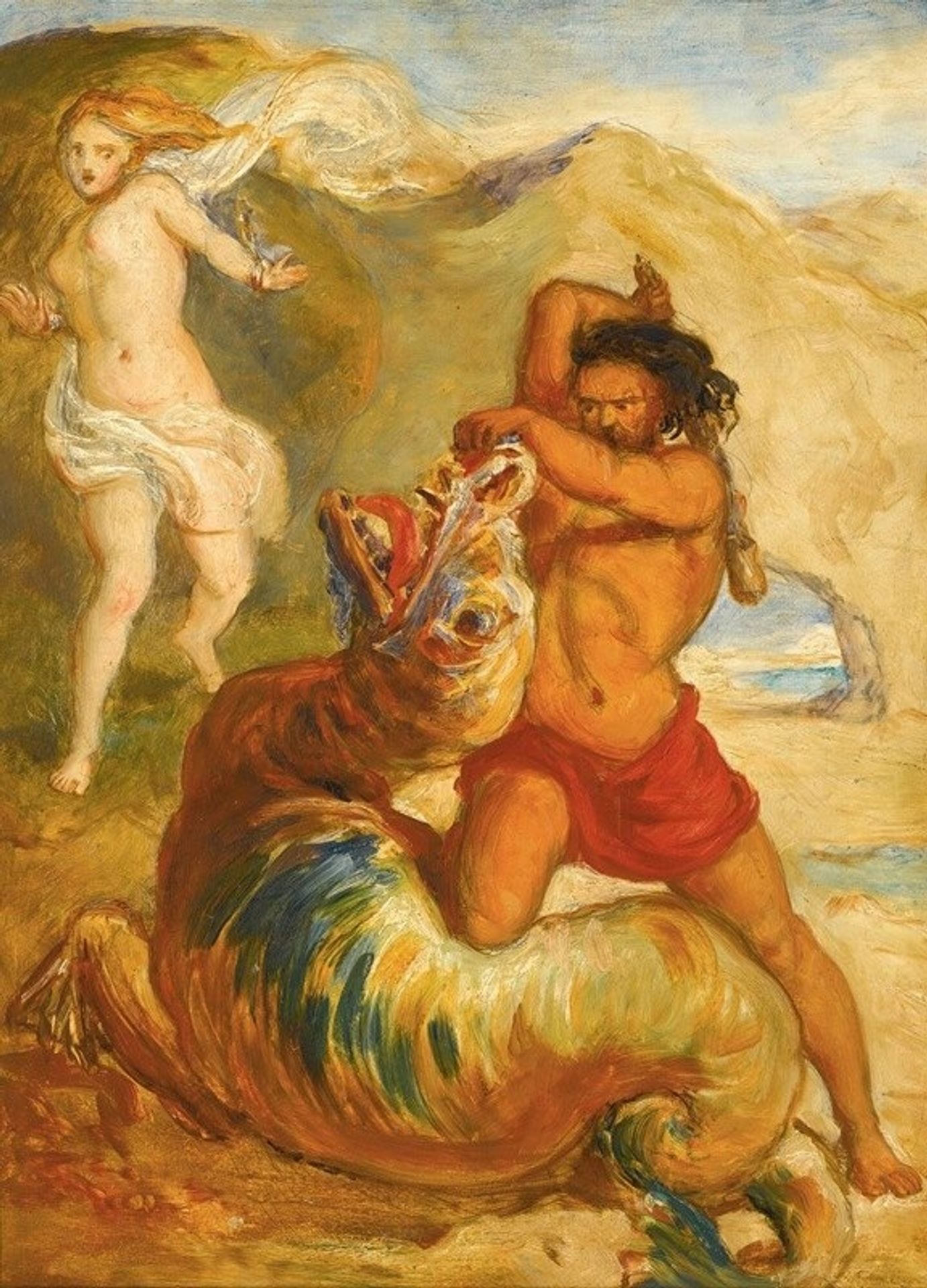 Perseus saving Andromeda by Sir John Everett Millais