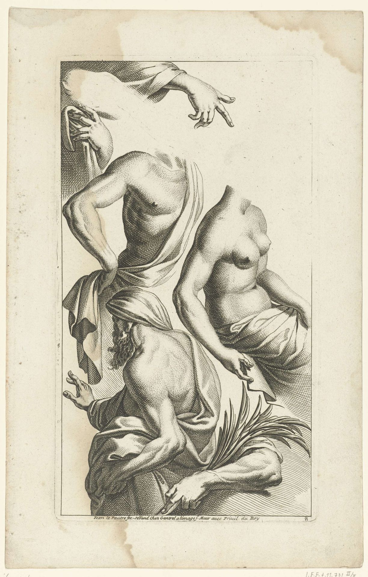 Studies van lichamen by Jean Lepautre