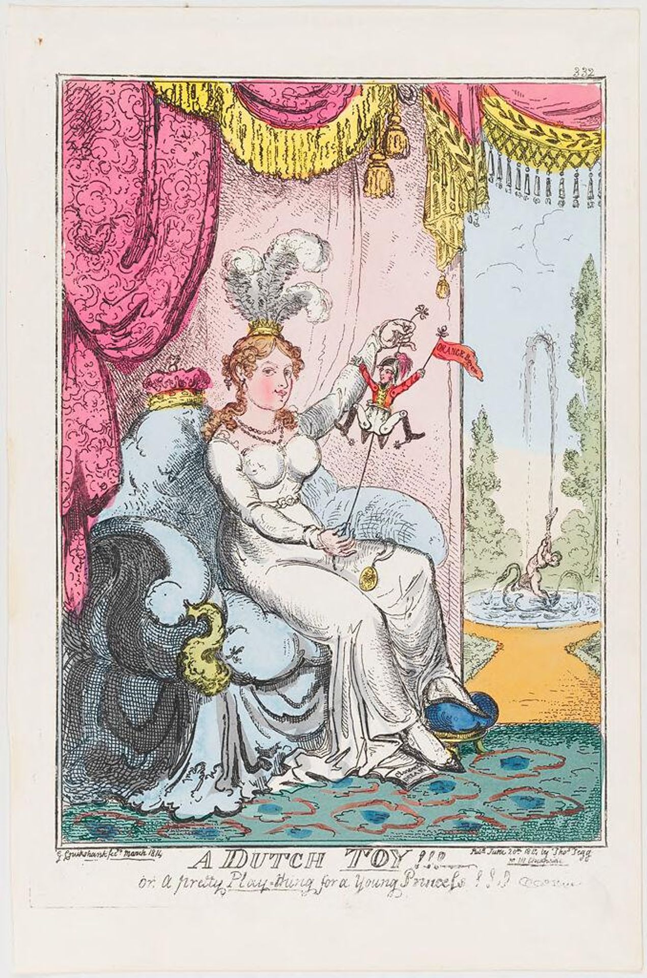 A Dutch Toy!! or a pretty Play-thing for a Young Princess!!! by George Cruikshank