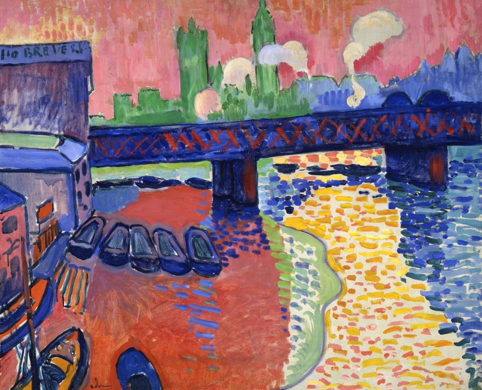 Charing Cross Bridge, London by Andre Derain