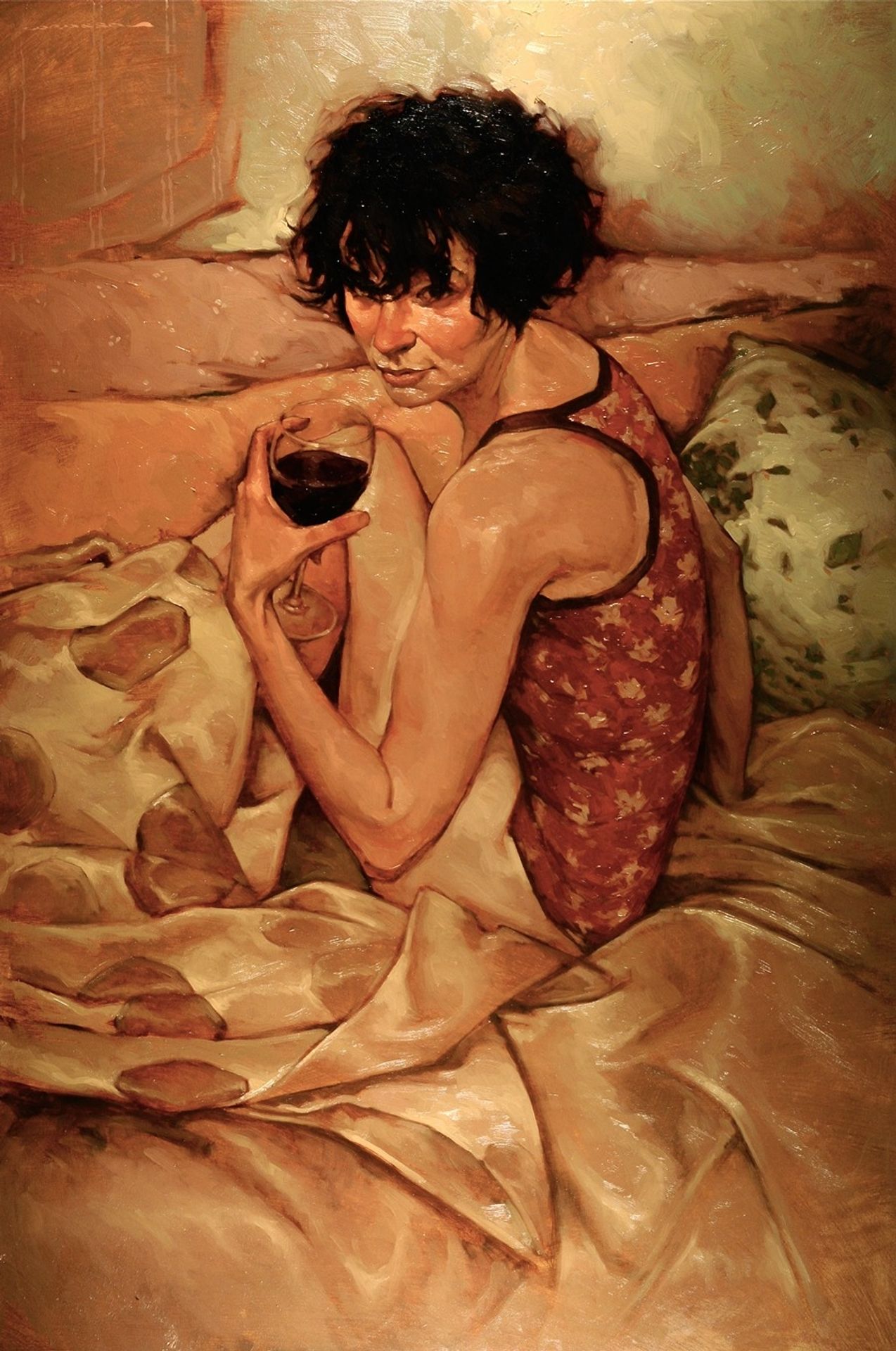 A Glass of Wine Before Bed by Joseph Lorusso