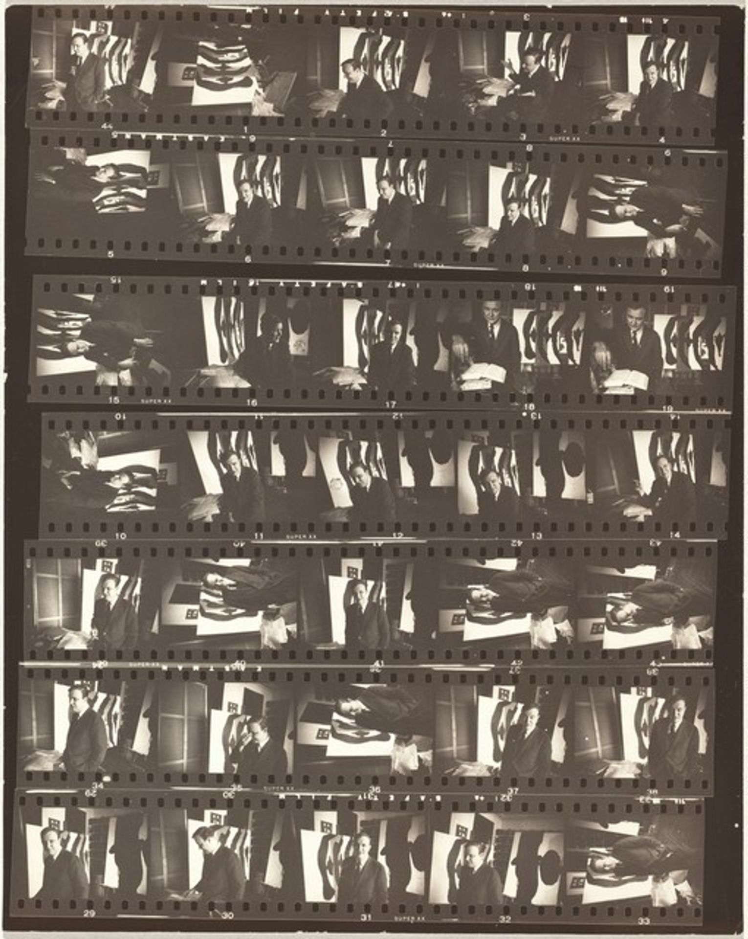 Robert Motherwell no number by Robert Frank