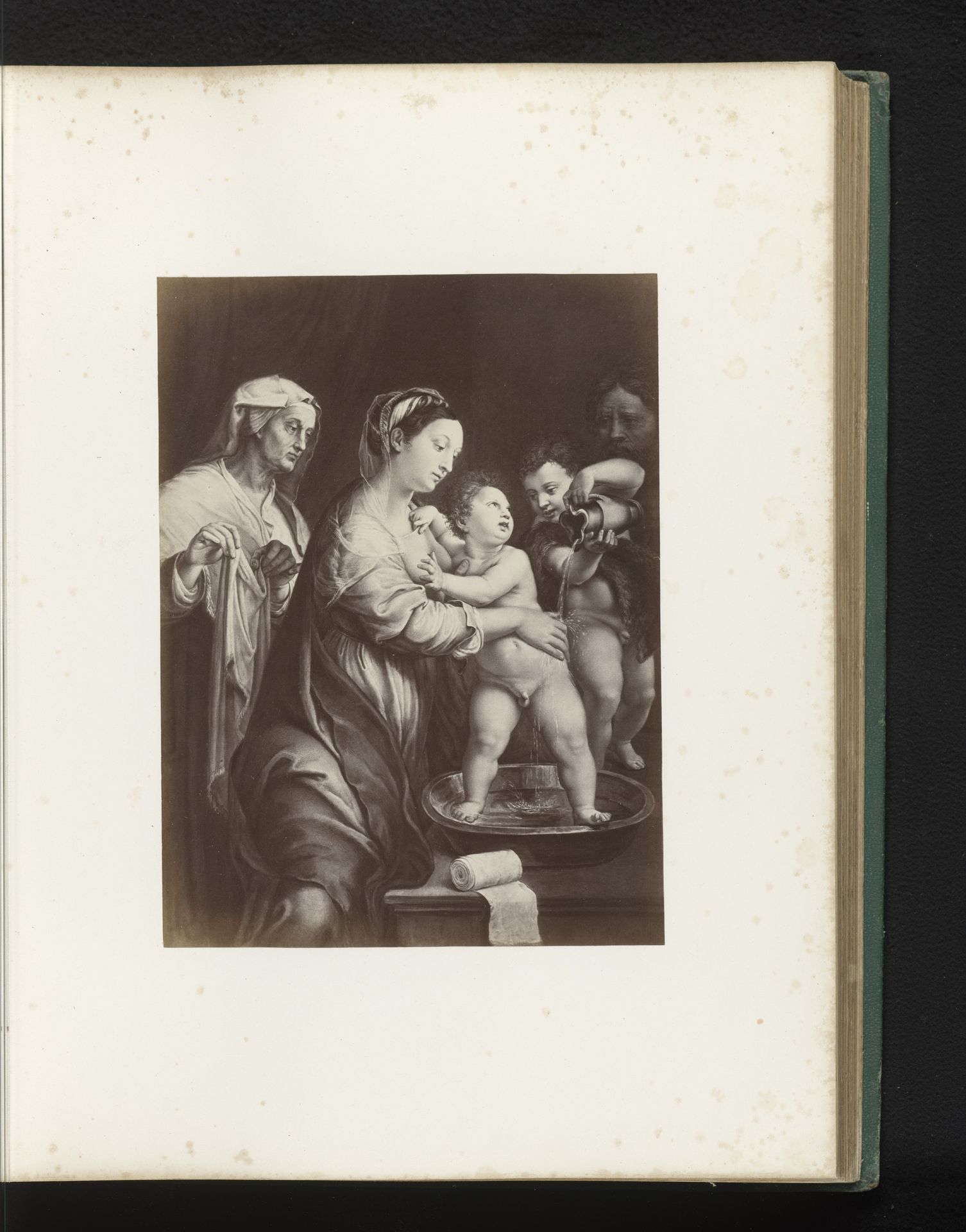 Fotoreproductie van het schilderij De Heilige Familie door Giulio Romano by Anonymous