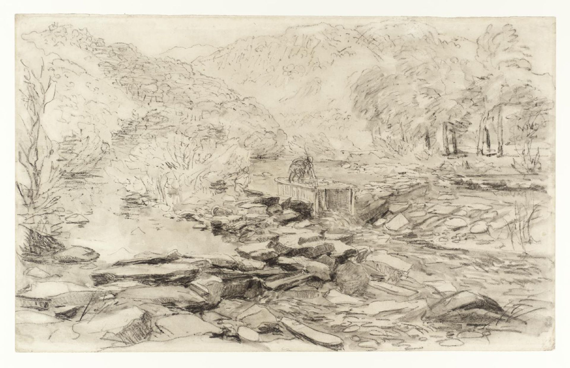 Landscape with Salmon Traps by David Cox
