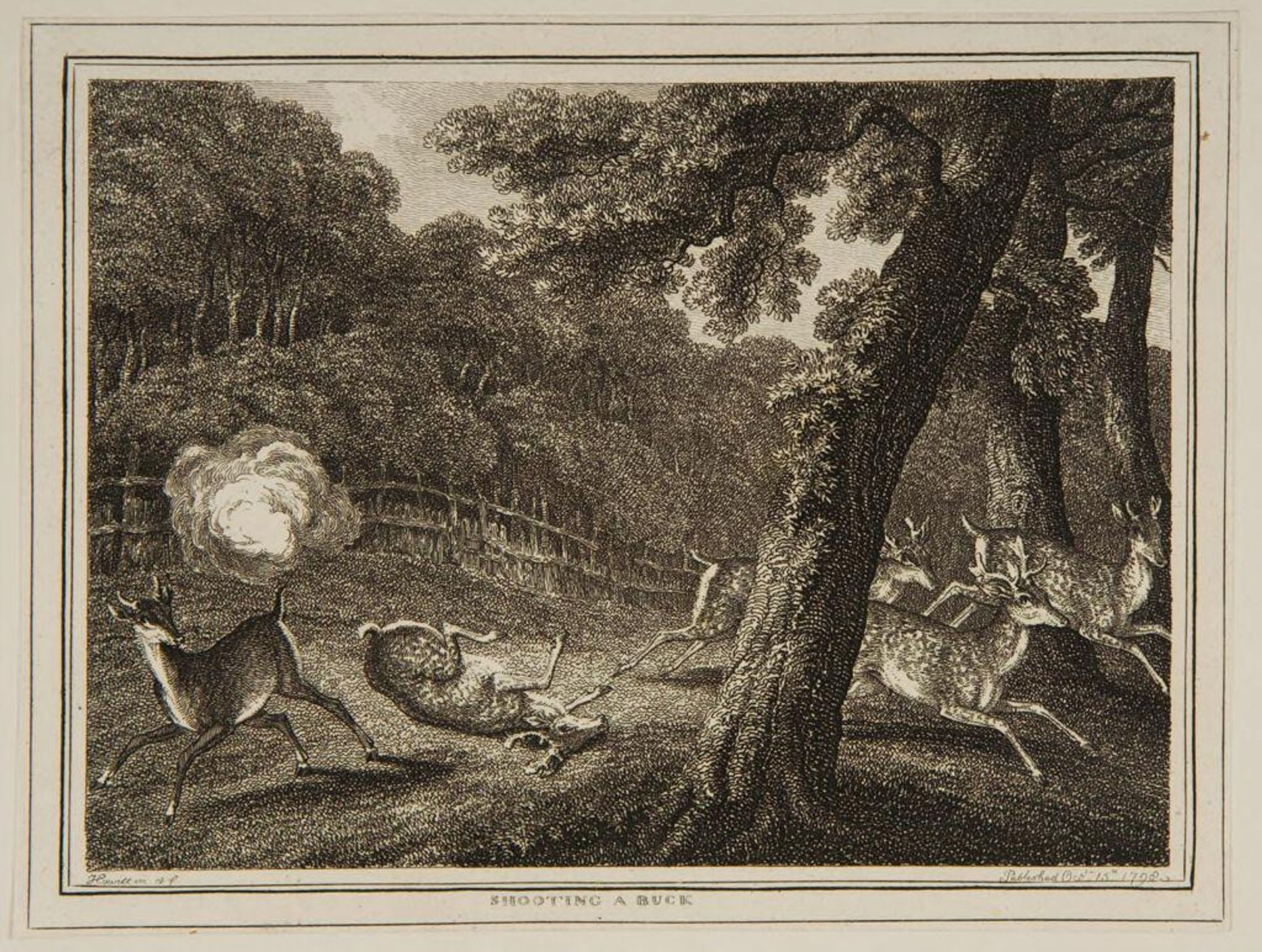 Shooting a Buck by Samuel Howitt