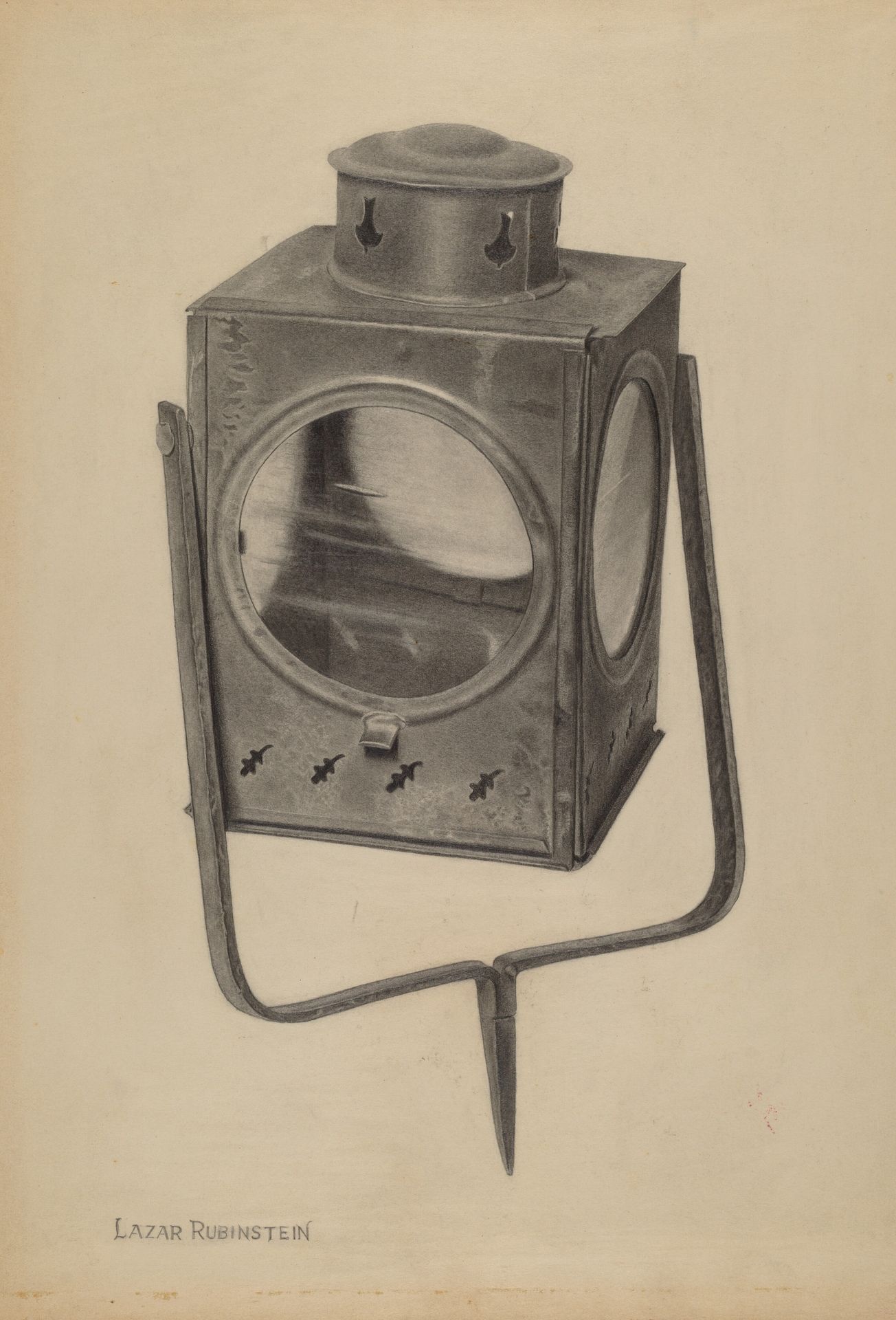 Square Lantern by Lazar Rubinstein