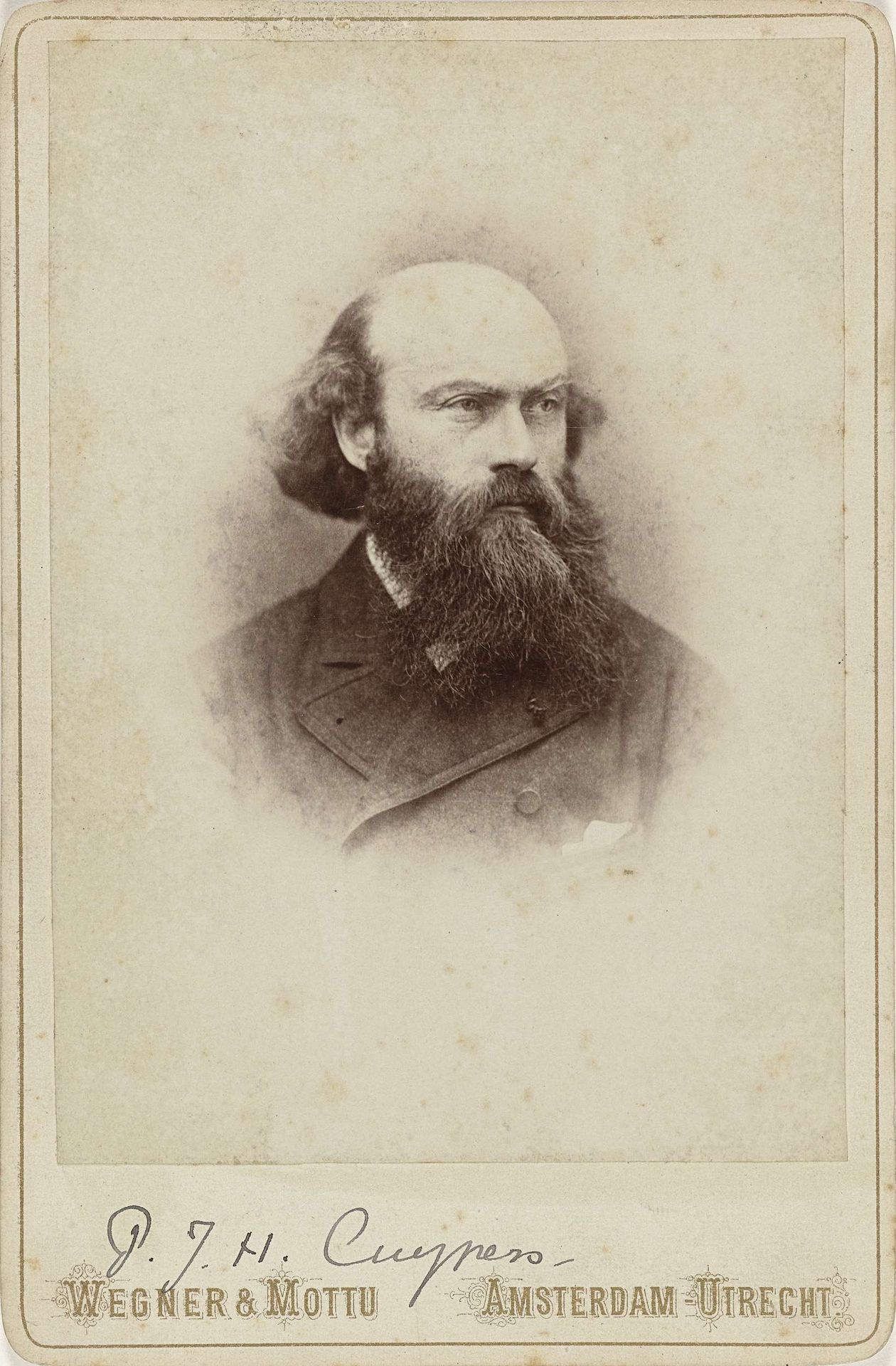 Portret van P.J.H. Cuypers by Wegner & Mottu