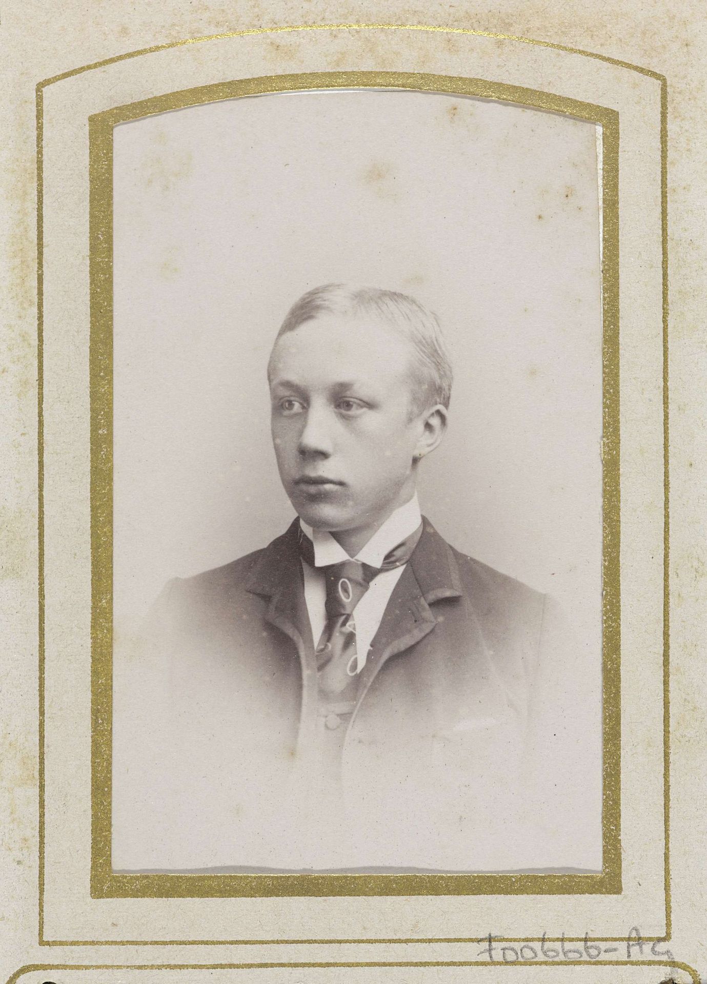 Portret van een jonge man by Johan Christiaan Reesinck