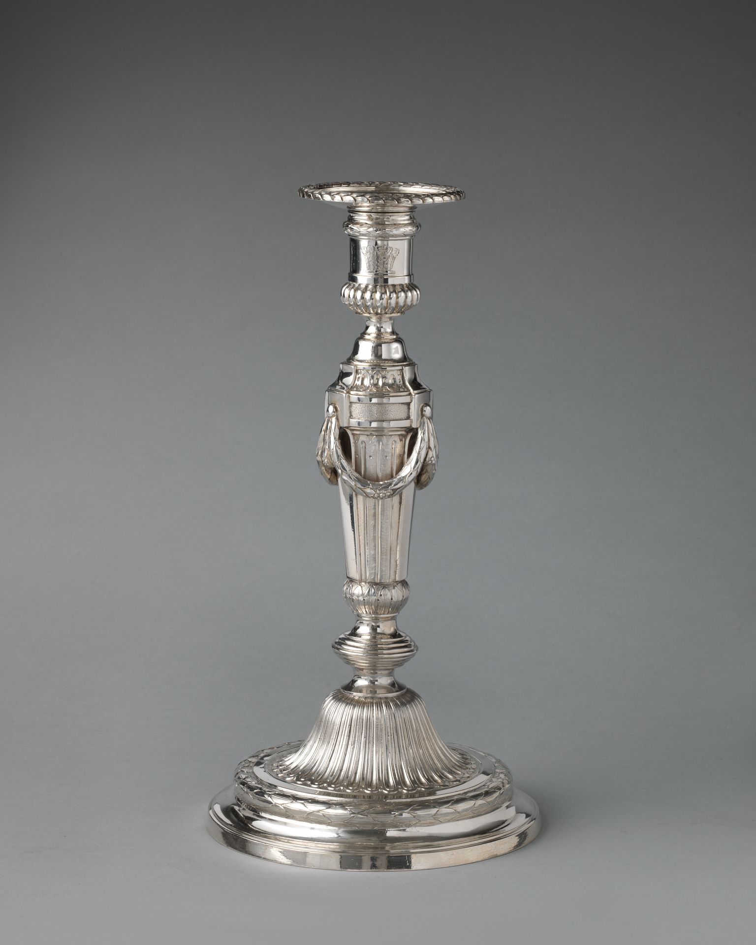 Candlestick (one of a set of eight) by Andrew Fogelberg