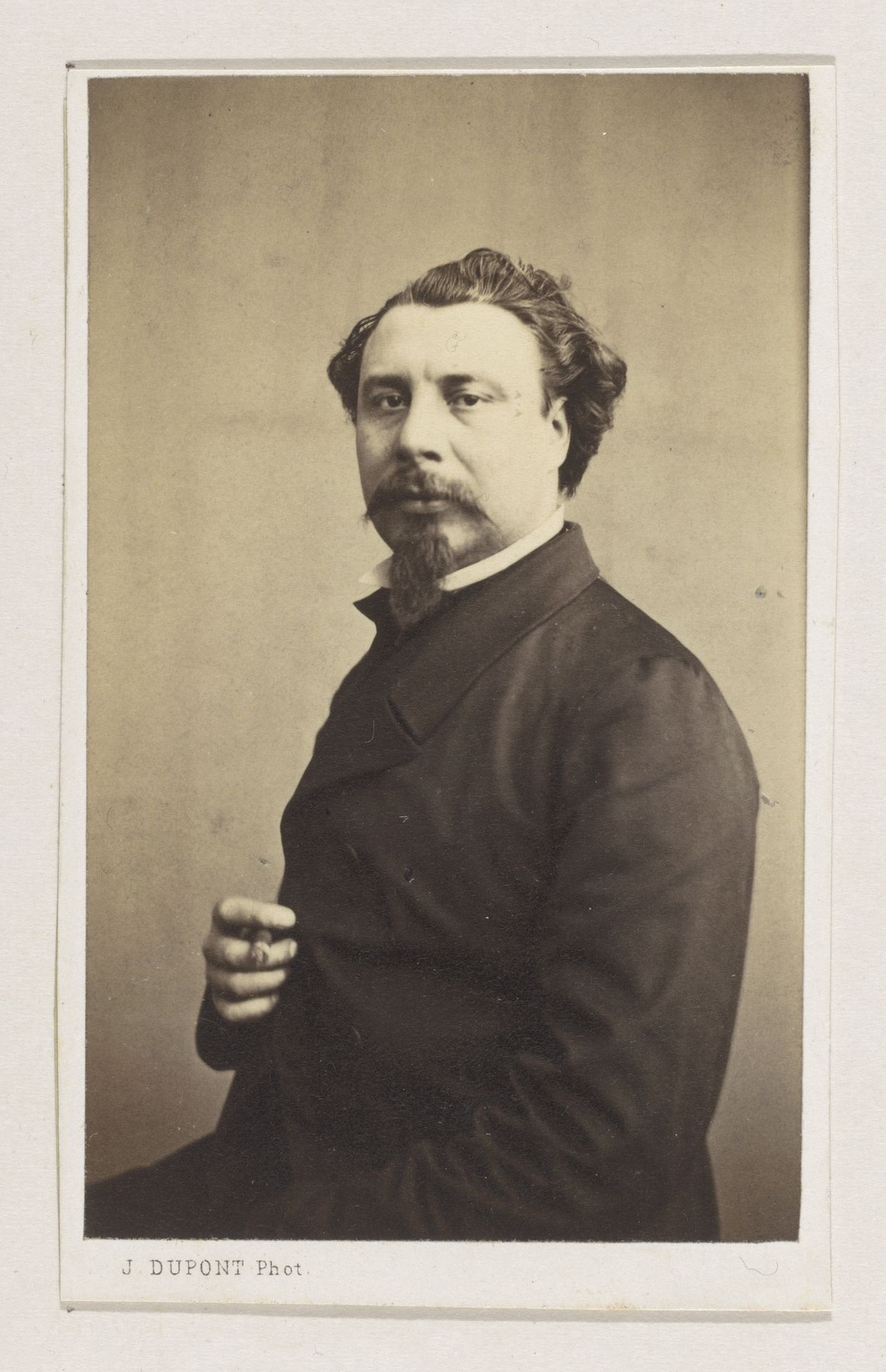Portret van de schilder Henri François Schaefels, halffiguur by Joseph Dupont