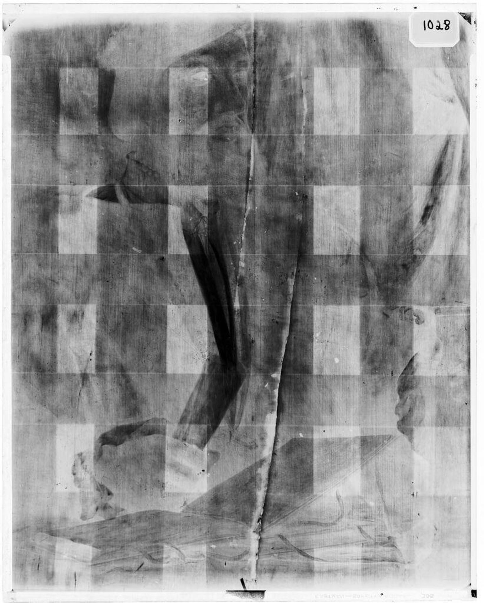 X-radiograph(s) of "Jean de Dintville" by Artist of original: Hans Holbein the Younger