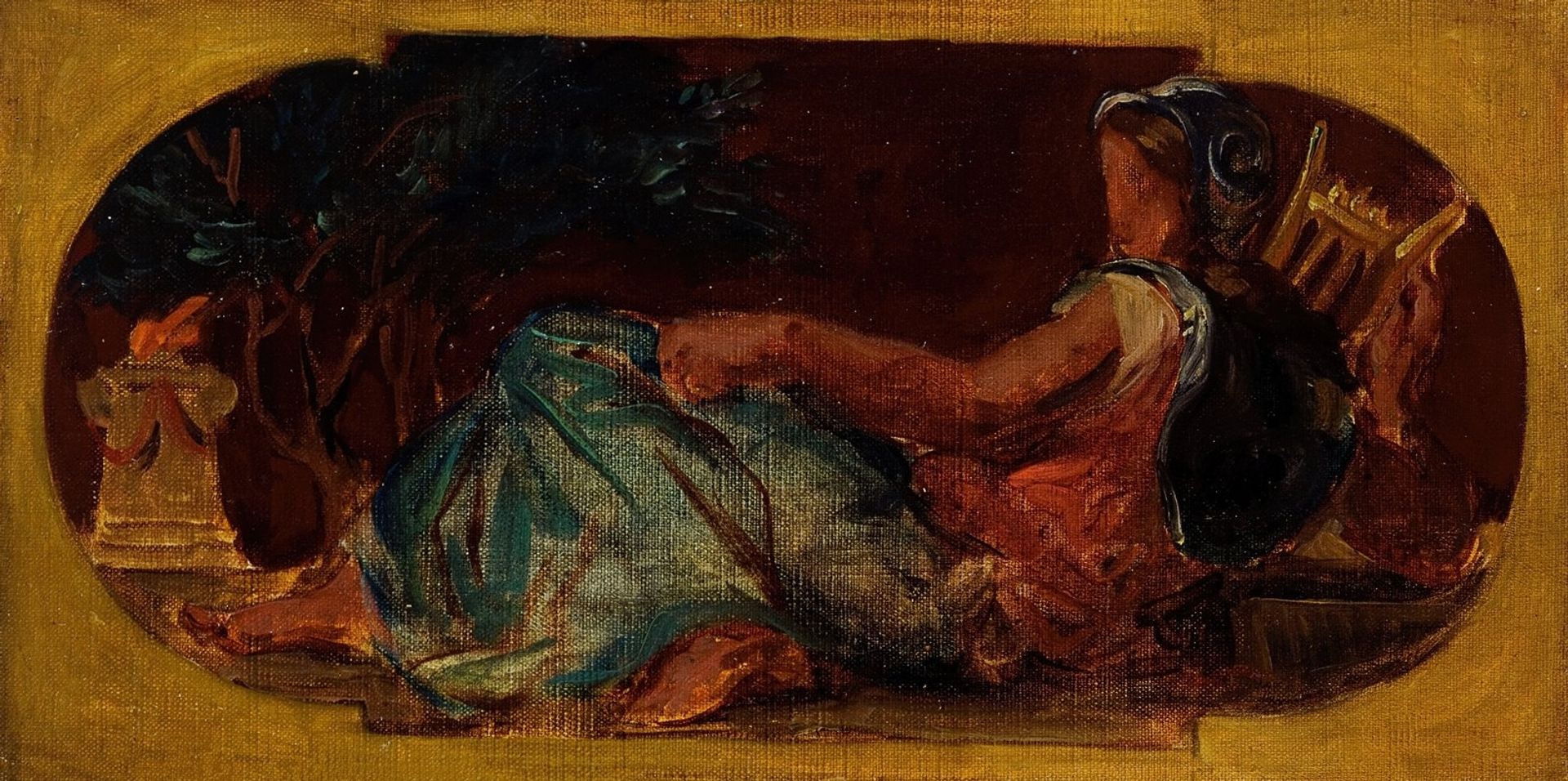 Minerve by Eugène Delacroix