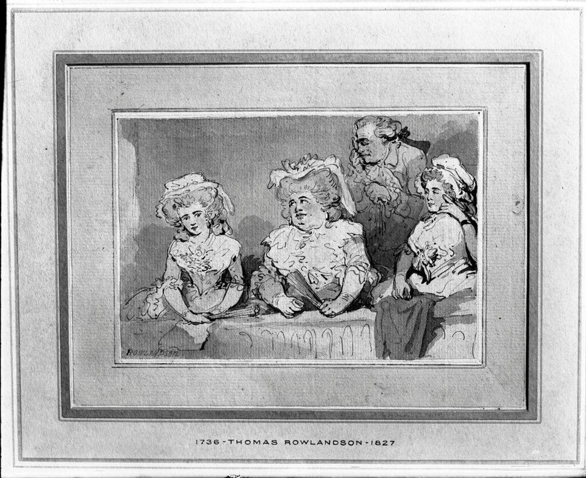 Side Box at the Opera by Thomas Rowlandson