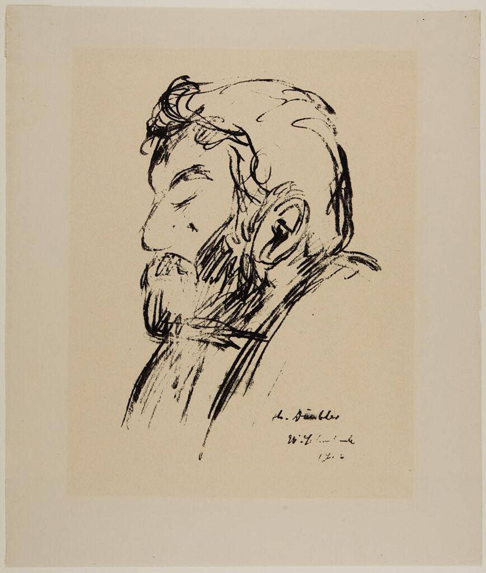 Theodor DÃ¤ubler by Wilhelm Lehmbruck