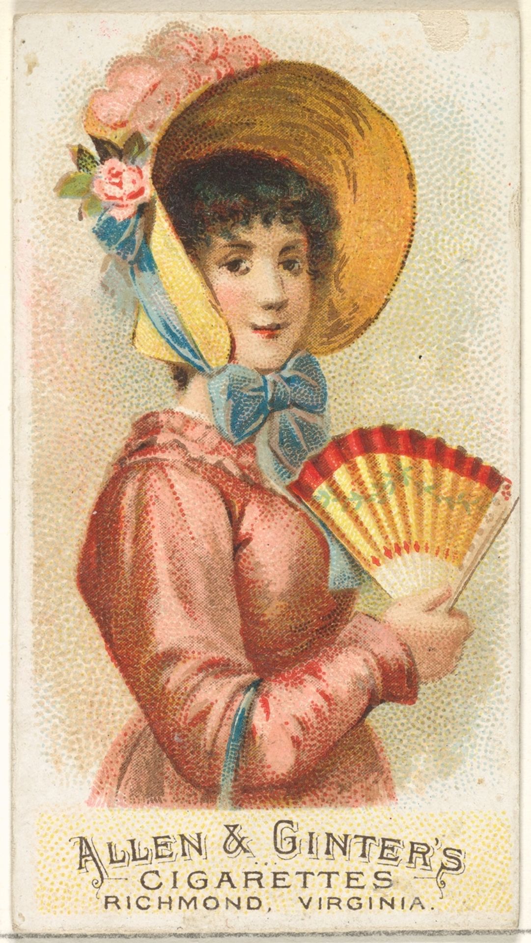 Plate 2, from the Fans of the Period series (N7) for Allen & Ginter Cigarettes Brands by Allen & Ginter