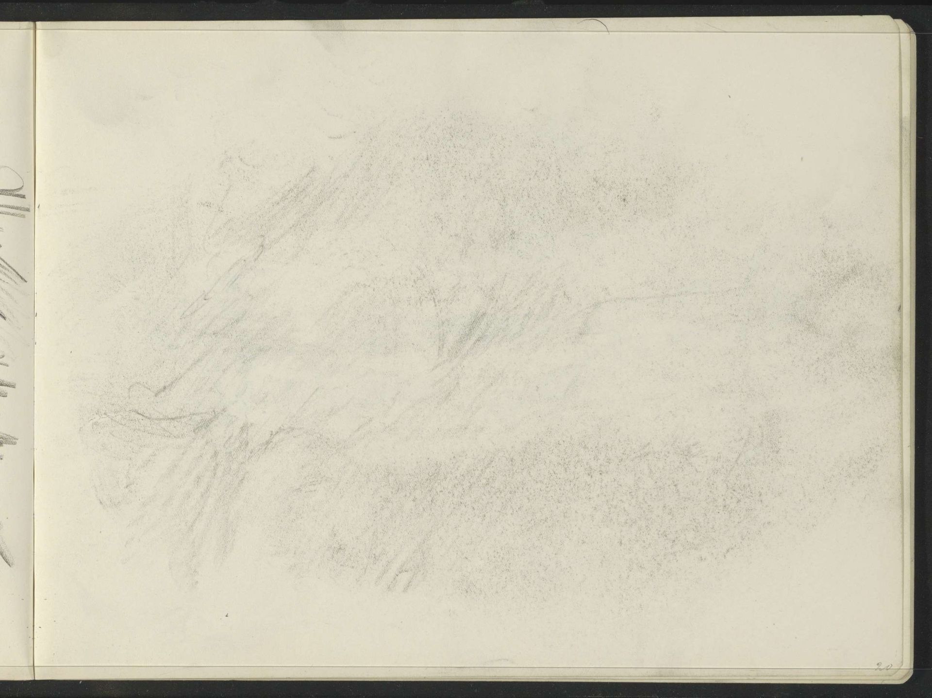 Abklatsch van de potloodtekening op blad 19 verso by Isaac Israels