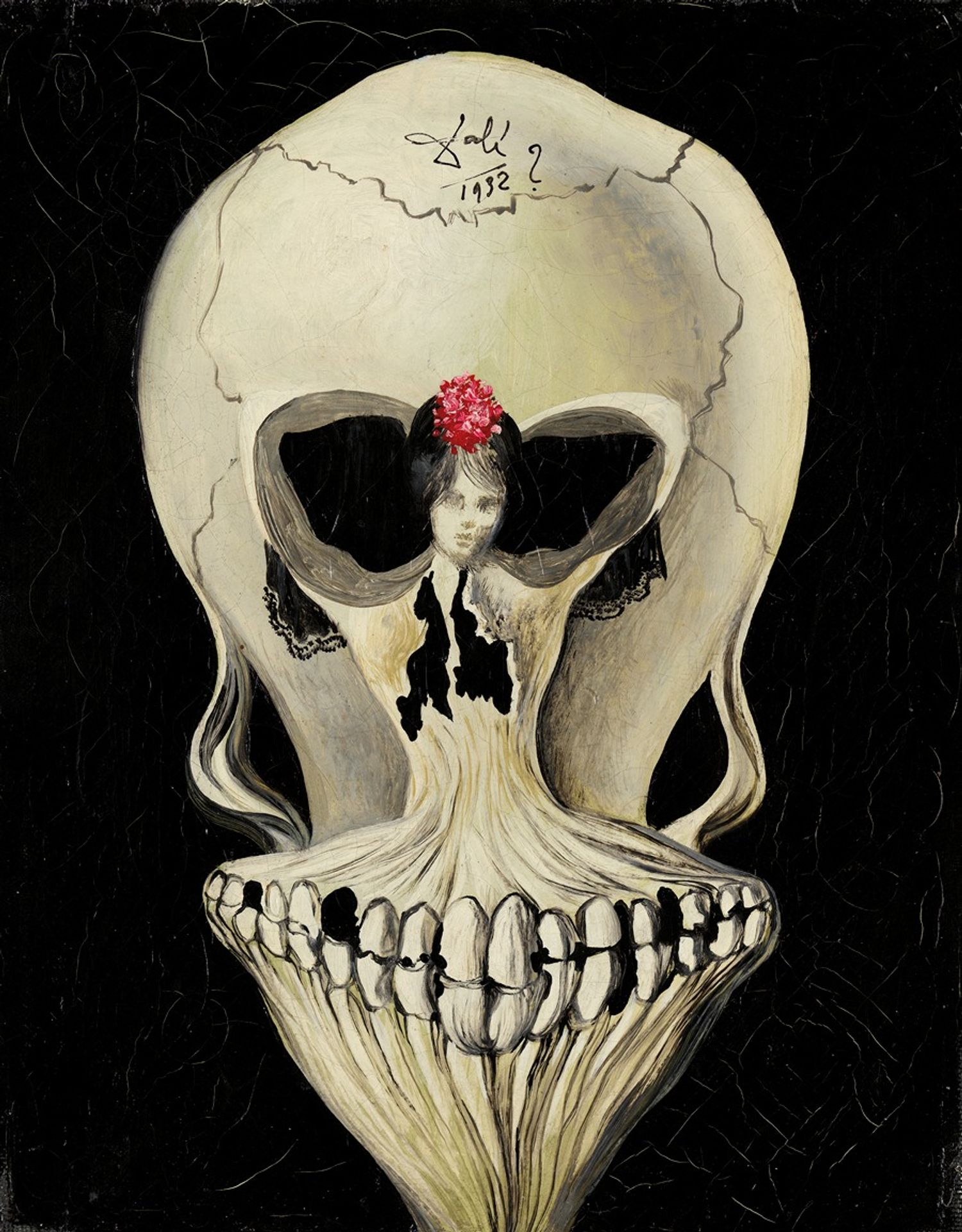 Ballerine en tête de mort by Salvador Dalí
