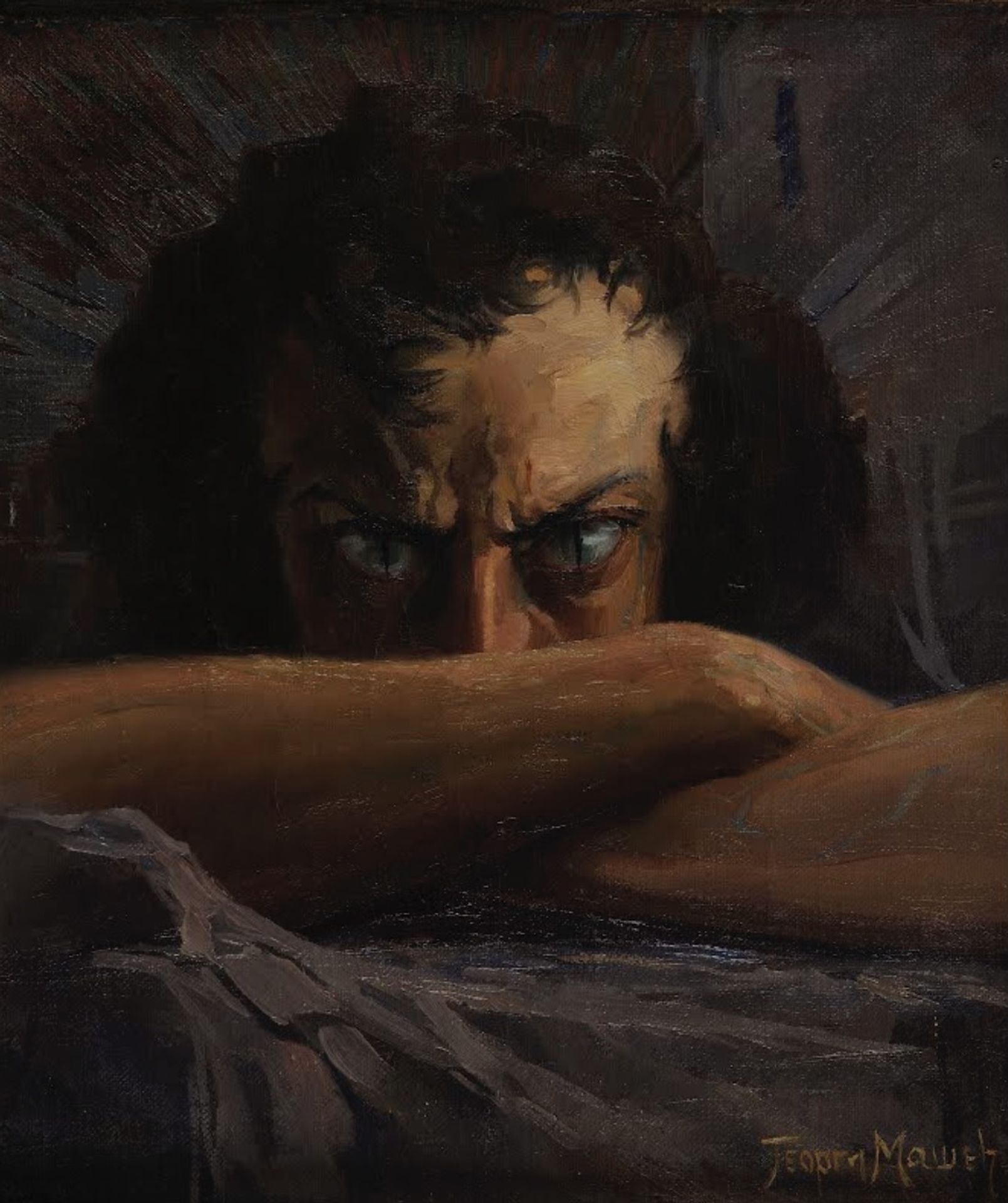 Outcast (Self-Portrait) by Georgi Mashev