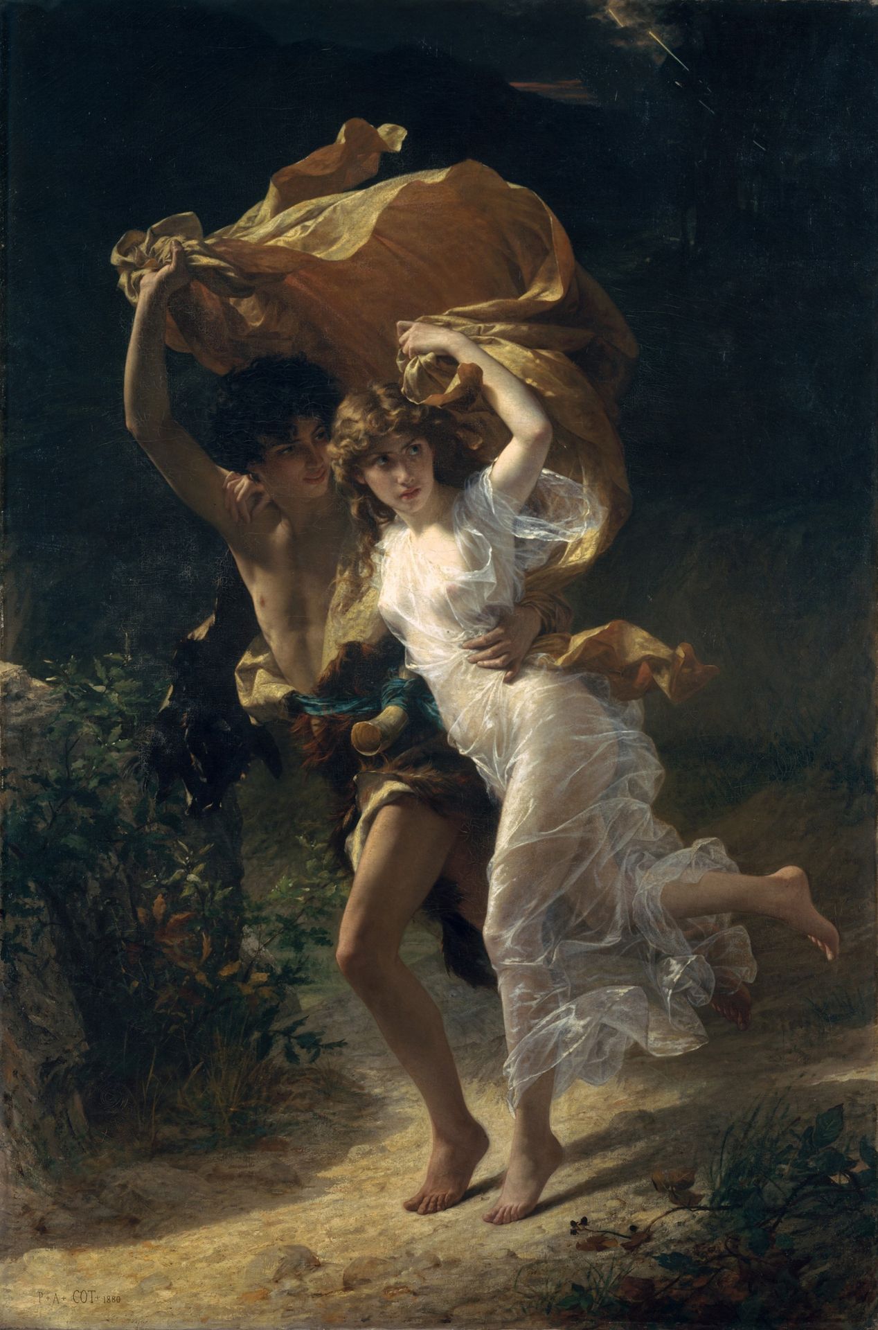 The Storm by Pierre-Auguste Cot