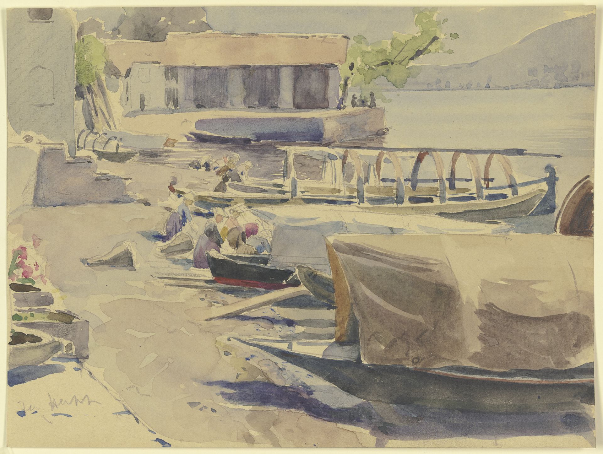 Port at Lake Garda by Jacob Happ