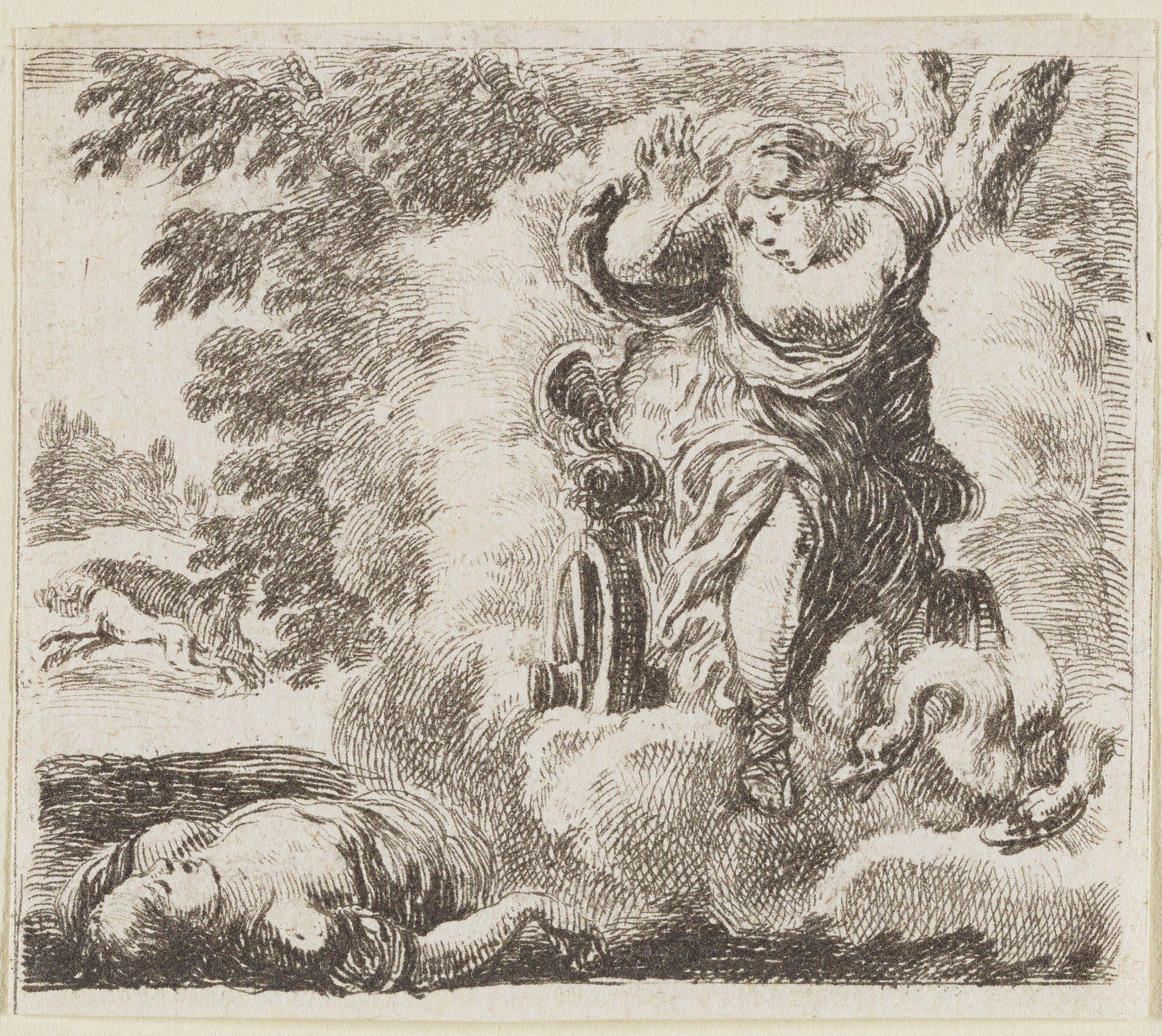 Venus et Adonis by Stefano della Bella