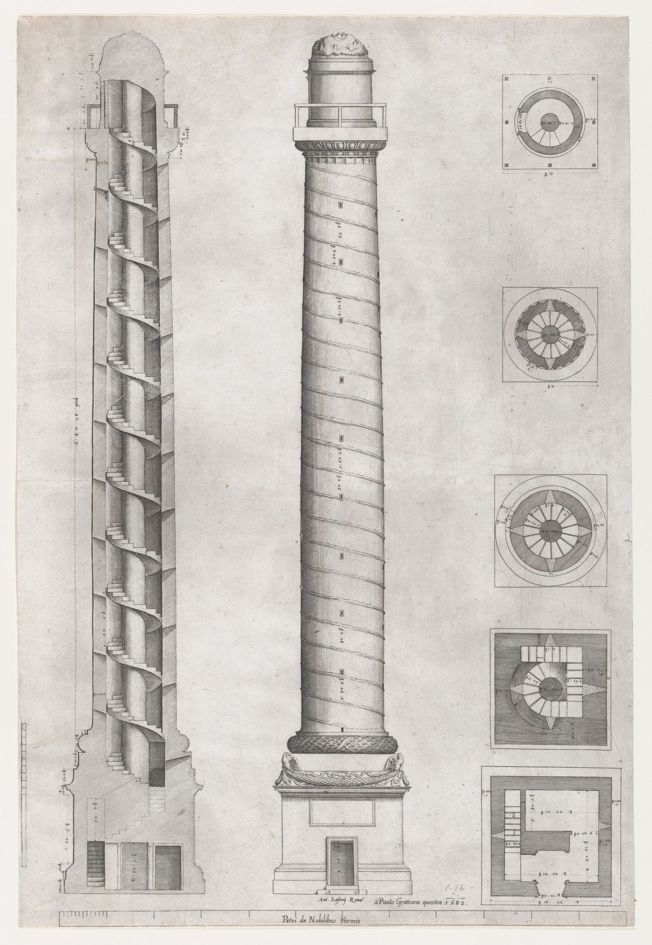 Speculum Romanae Magnificentiae: Column of Trajan by Anonymous