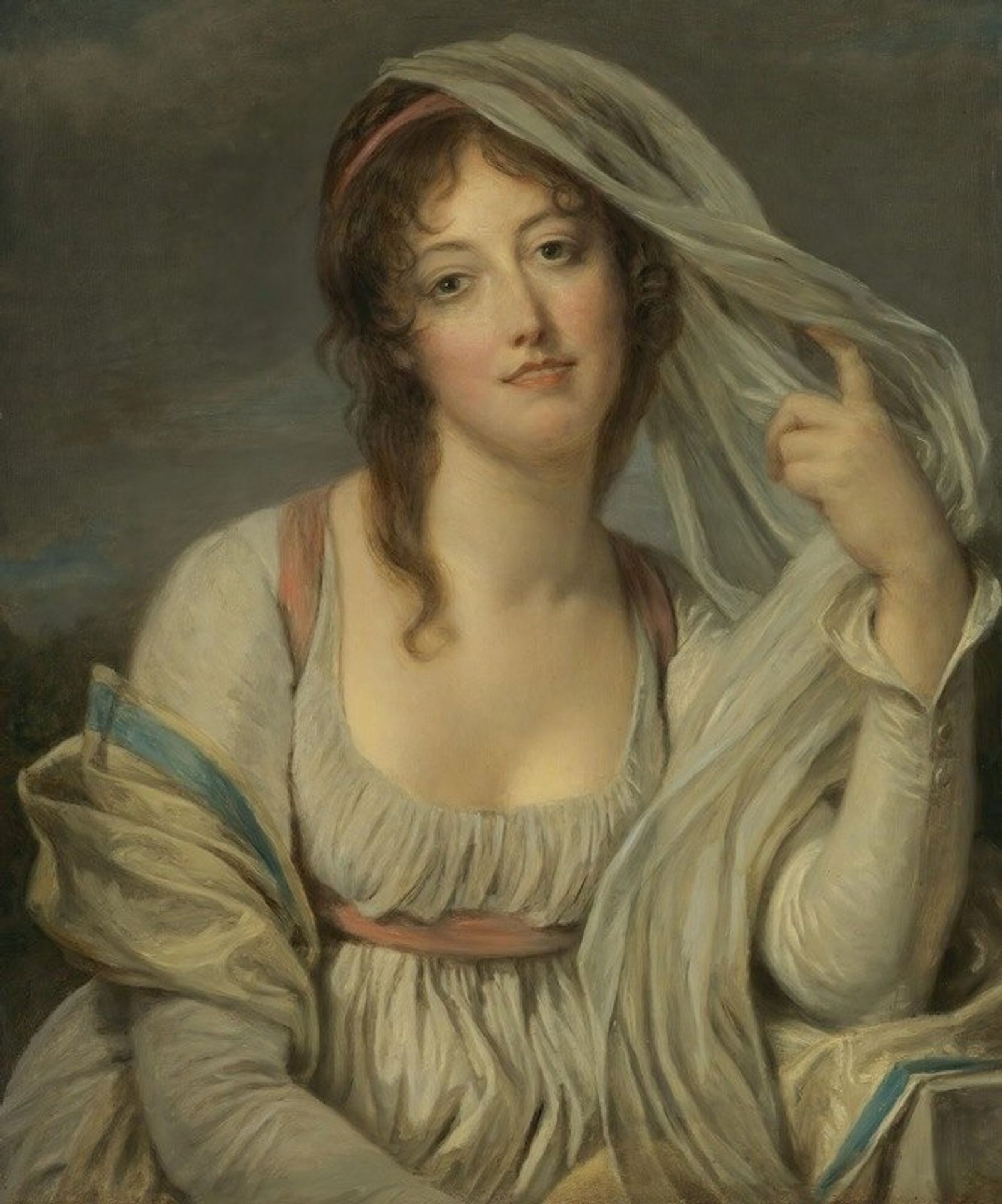 Portrait Of Madame Van Westrenen Of Tremaat by Jean-Baptiste Greuze