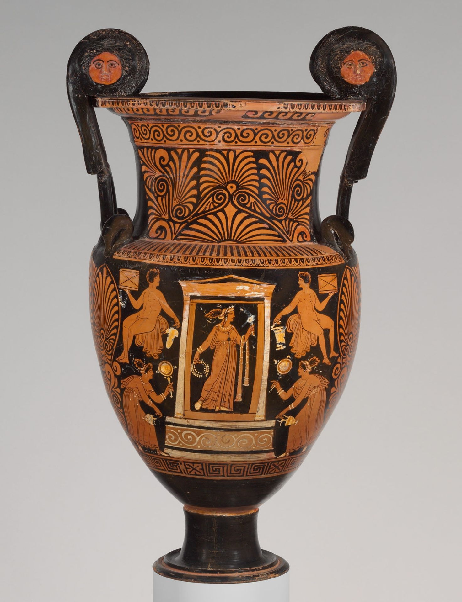 Terracotta Volute Krater (mixing Bowl) by Ancient Greek Pottery