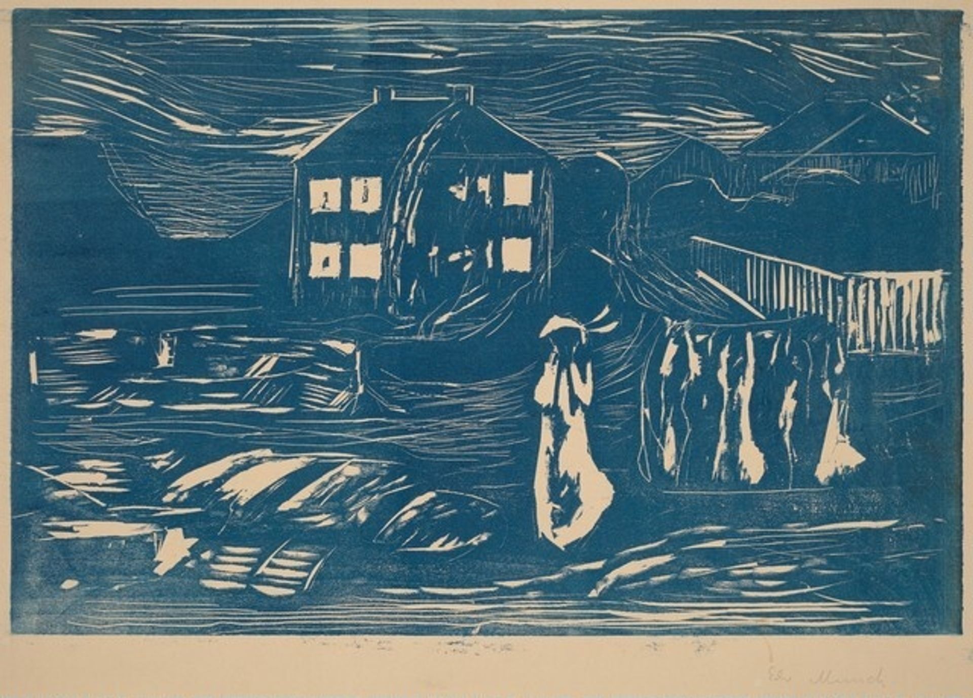Sturmnacht by Edvard Munch