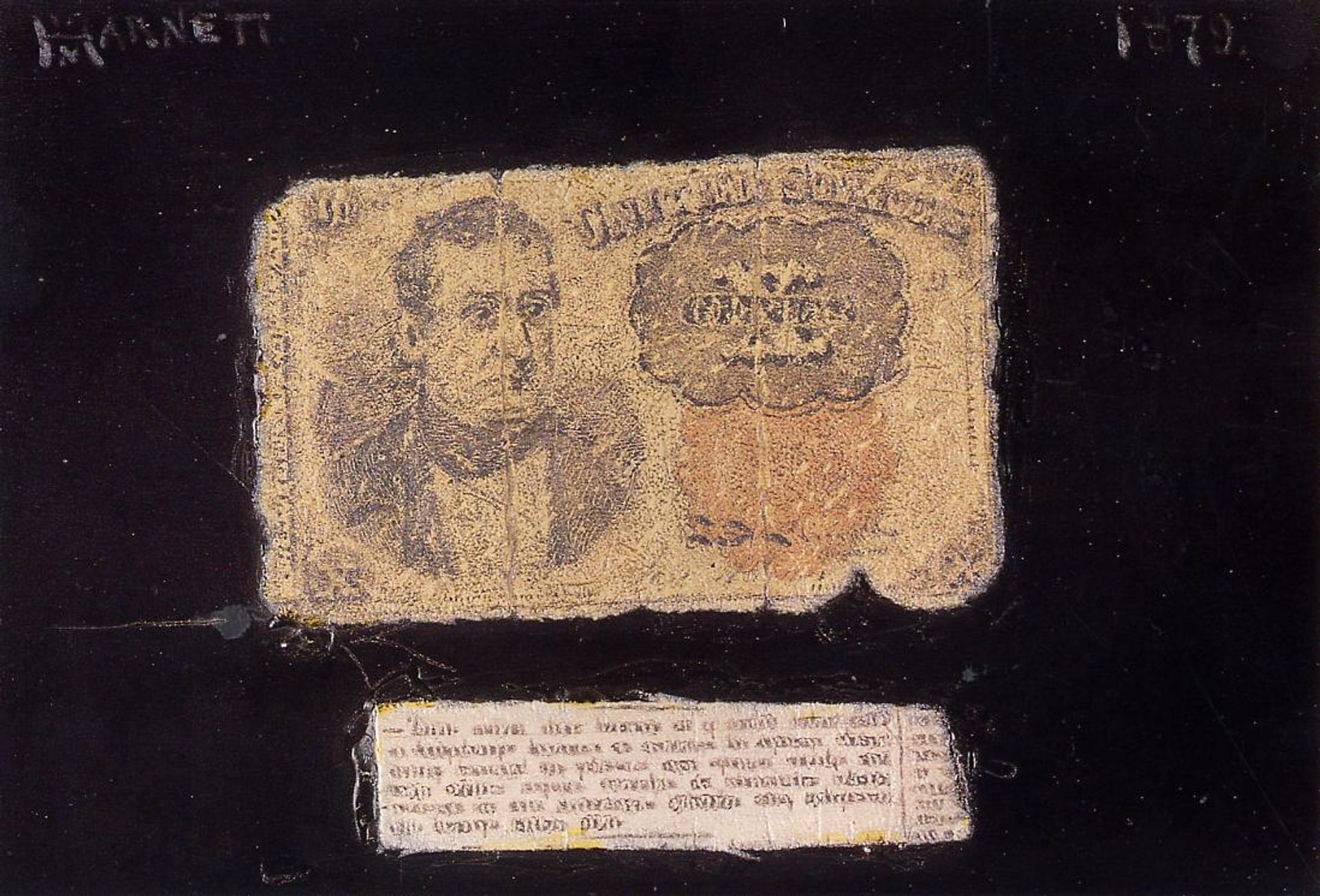 Still Life: Ten-Cent Bill by William Michael Harnett