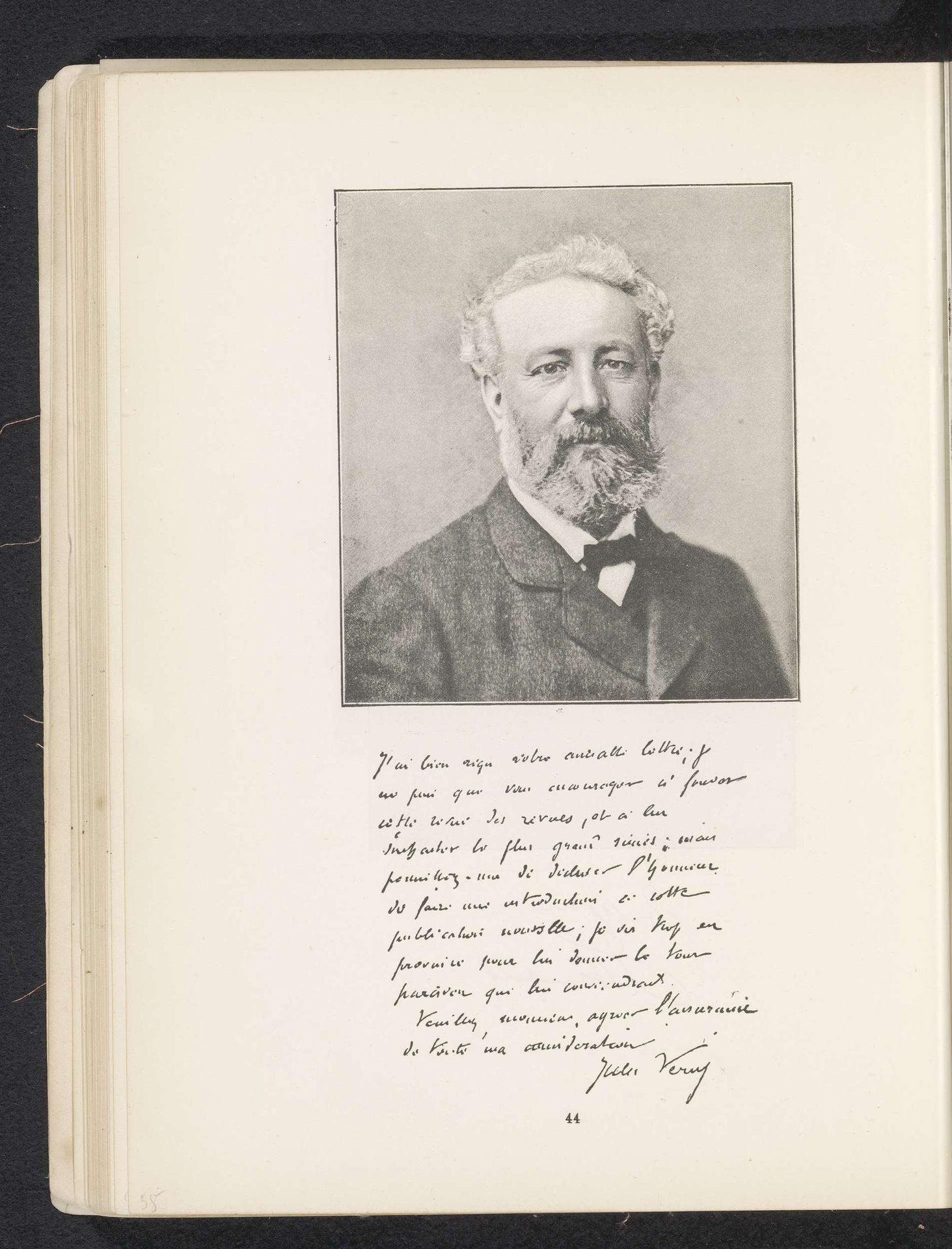 Portret van Jules Verne by Nadar