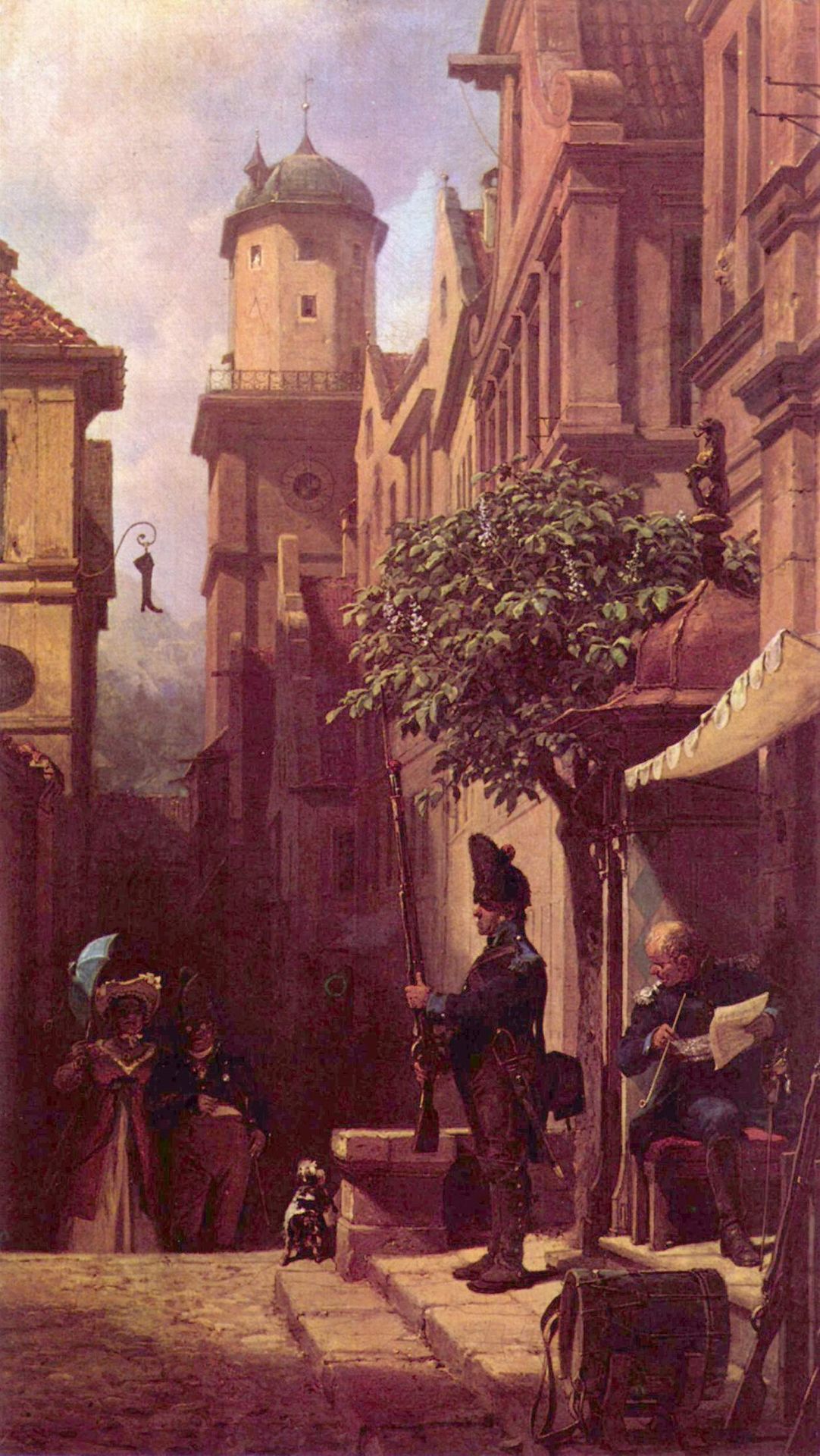 He comes by Carl Spitzweg