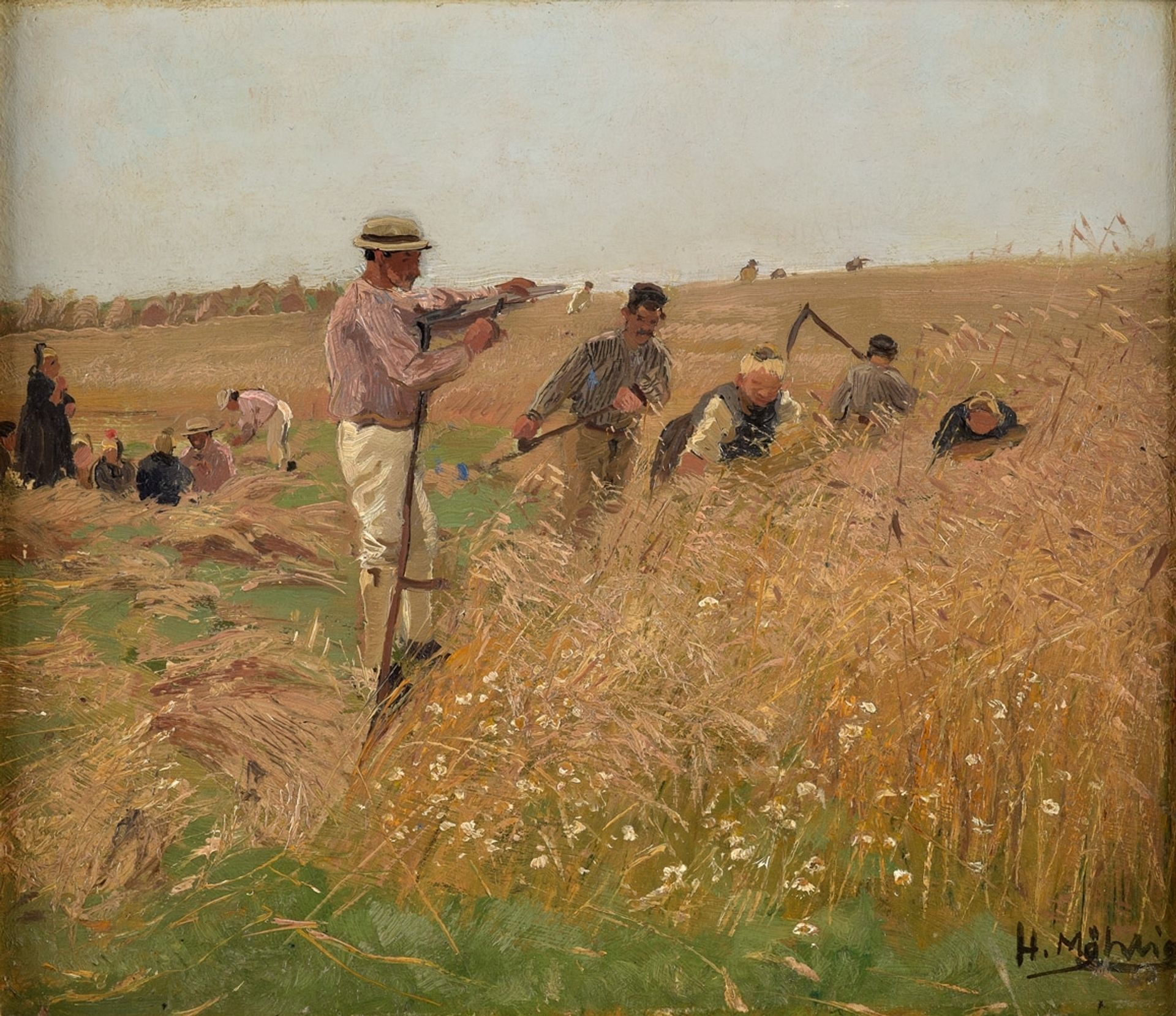 Harvest field by Hugo Mühlig