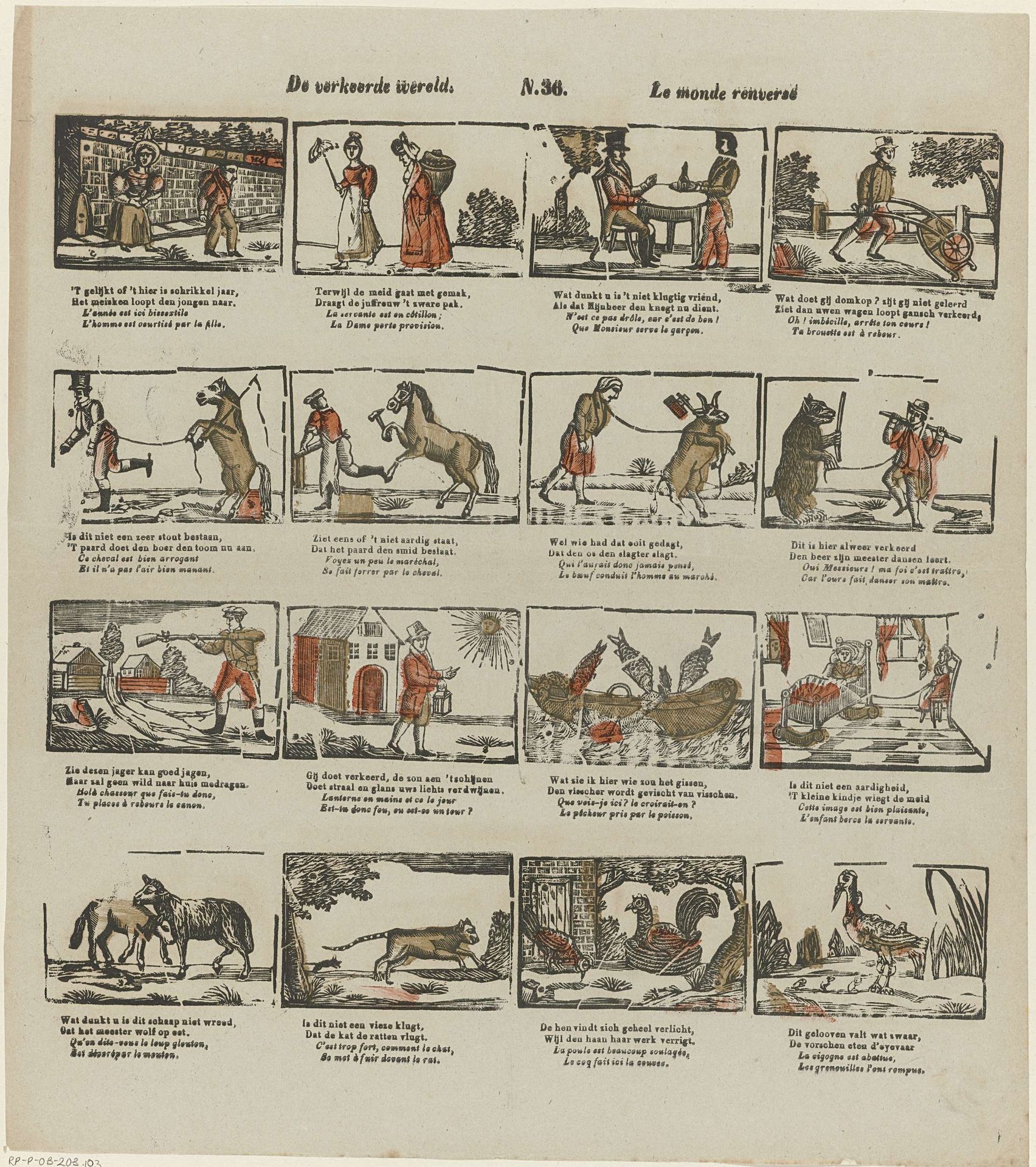 De verkeerde wereld / Le monde renversé by Glenisson & Zonen