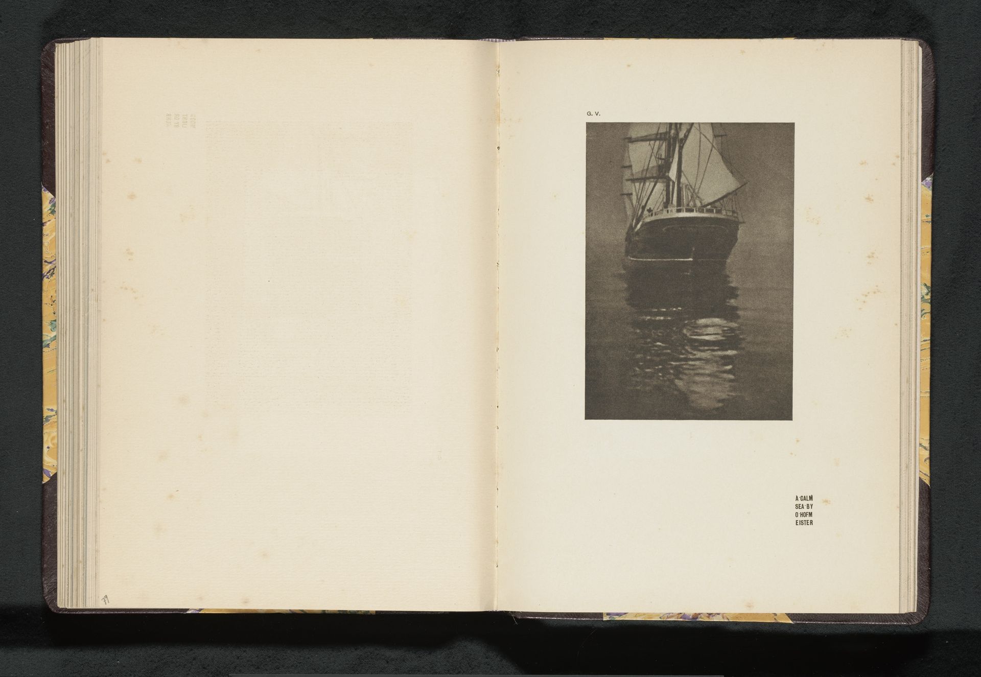 Achterzijde van een zeilschip by Oskar Hofmeister